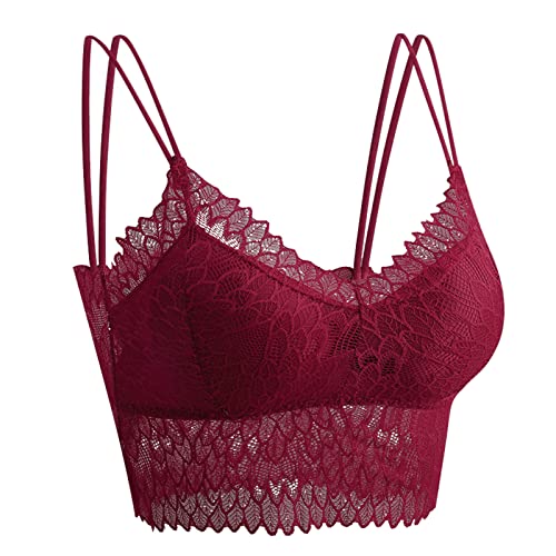 Sexy Push Up Lace Seamless Bra for Women - Breathable Comfort Underwire Bralette - Perfect for Everyday Wear, Date Nights & Special Occasions