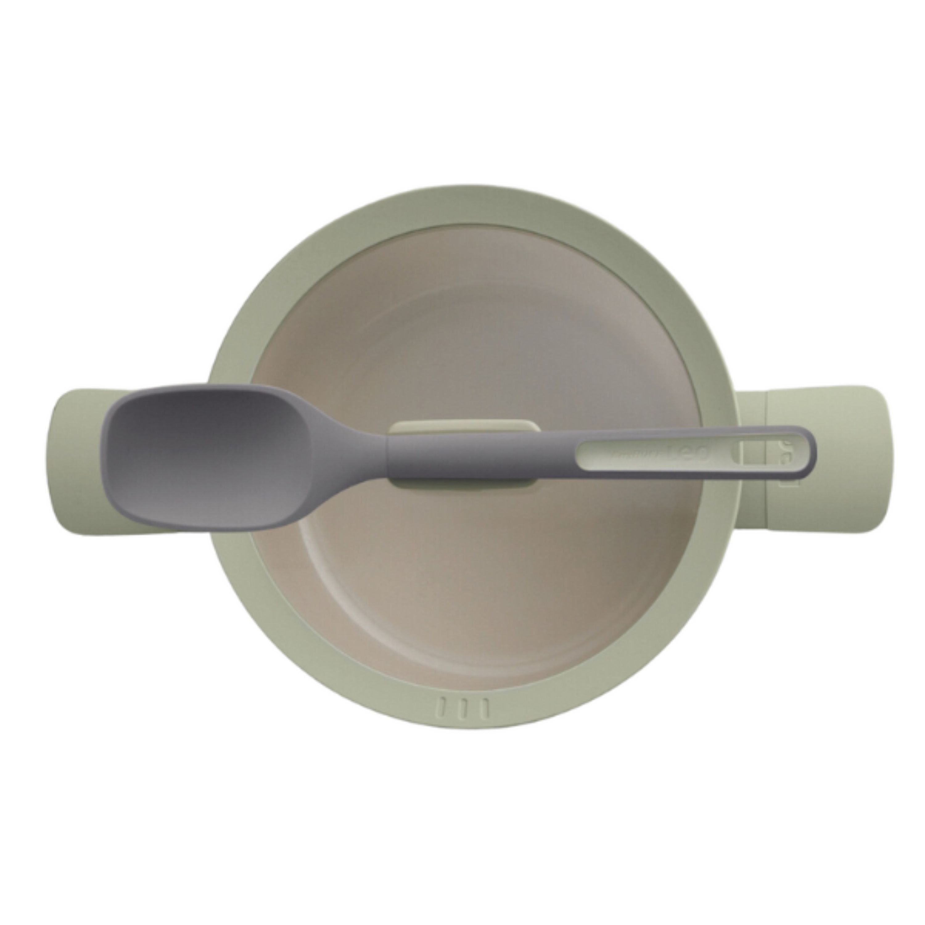 BergHOFF Balance 6.5qt Nonstick Ceramic Stockpot with Glass Lid - Eco-Friendly Recycled Aluminum Cookware for Soups, Stews & Pasta - Sage Green Kitchen Essential for Home Chefs
