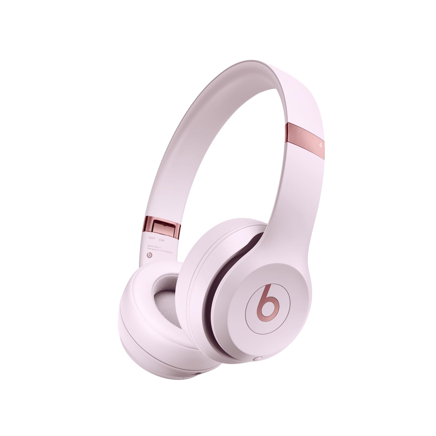 Beats Solo 4 Wireless Bluetooth On-Ear Headphones - 50H Battery, Apple & Android Compatible, Noise Isolation - Cloud Pink (Renewed Premium) for Gym, Travel & Work