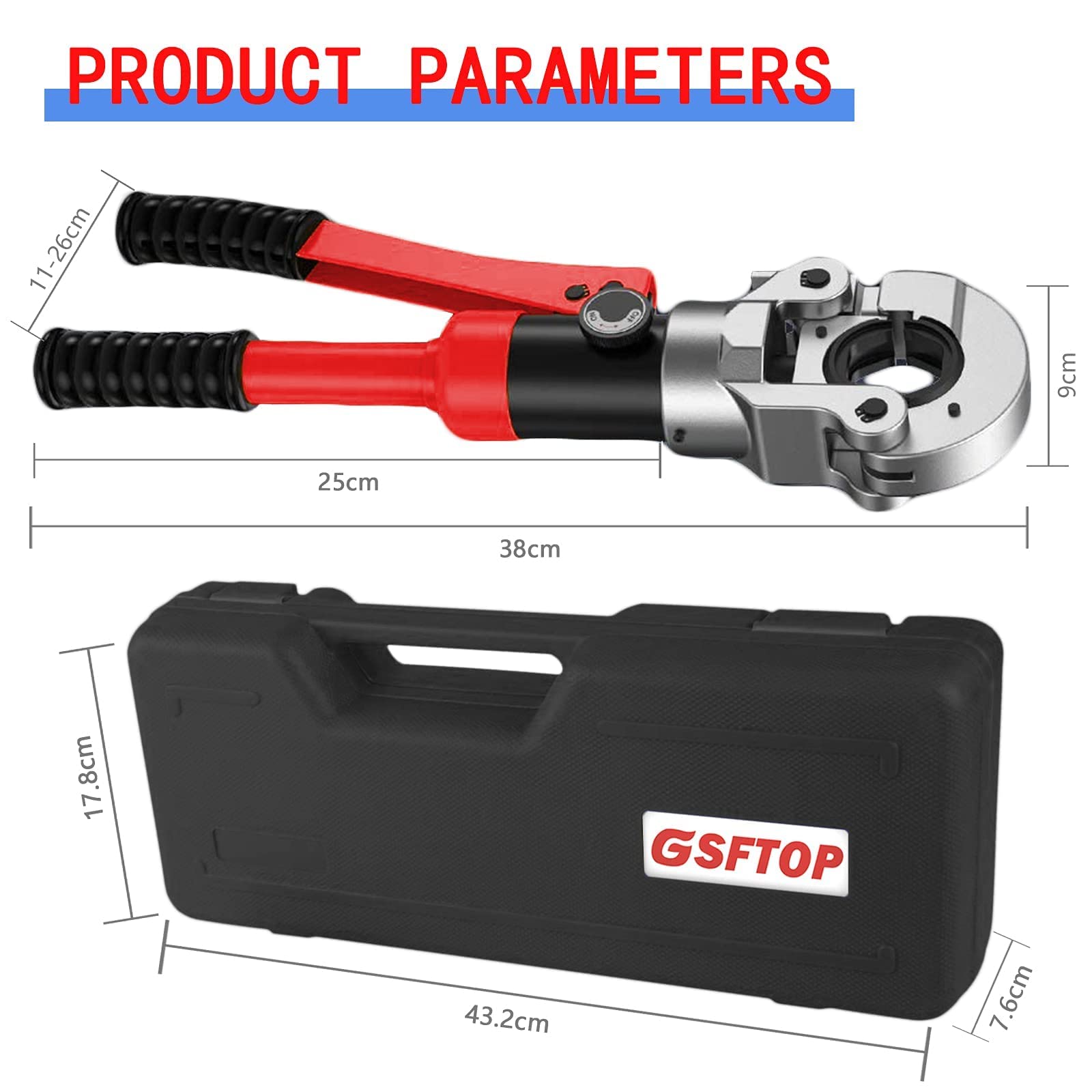 Hydraulic Copper Tube Crimping Tool - 1/2