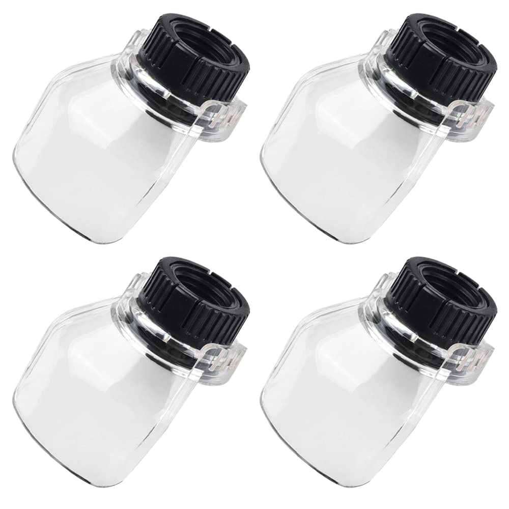 Wolfride 4PCS Rotary Tool Shield Attachment Set - Cutting & Sanding Accessories for Rotary Grinder Tools (200/3000/4000 RPM) - Perfect for DIY Projects, Woodworking & Metal Polishing