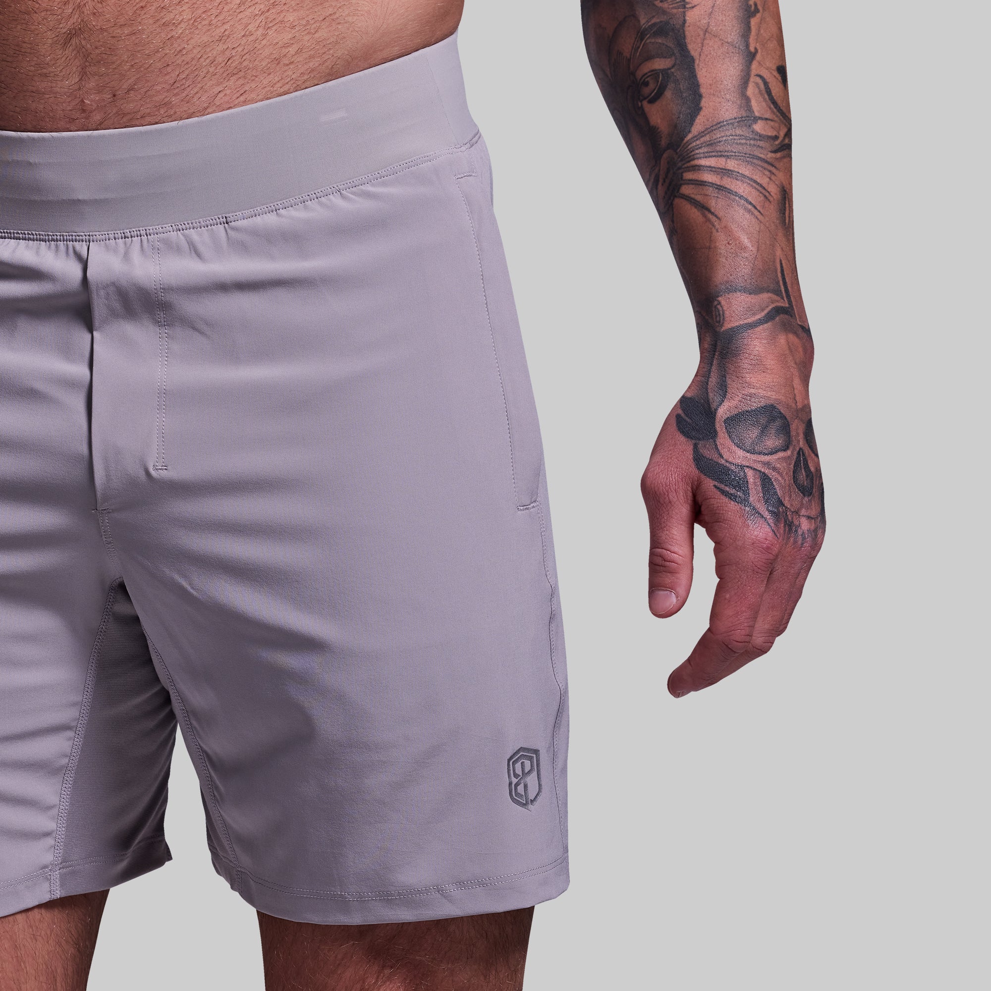 Versatile Short 7 (Stone) - Comfortable Casual Shorts for Men & Women | Perfect for Outdoor Activities, Gym, Travel & Everyday Wear