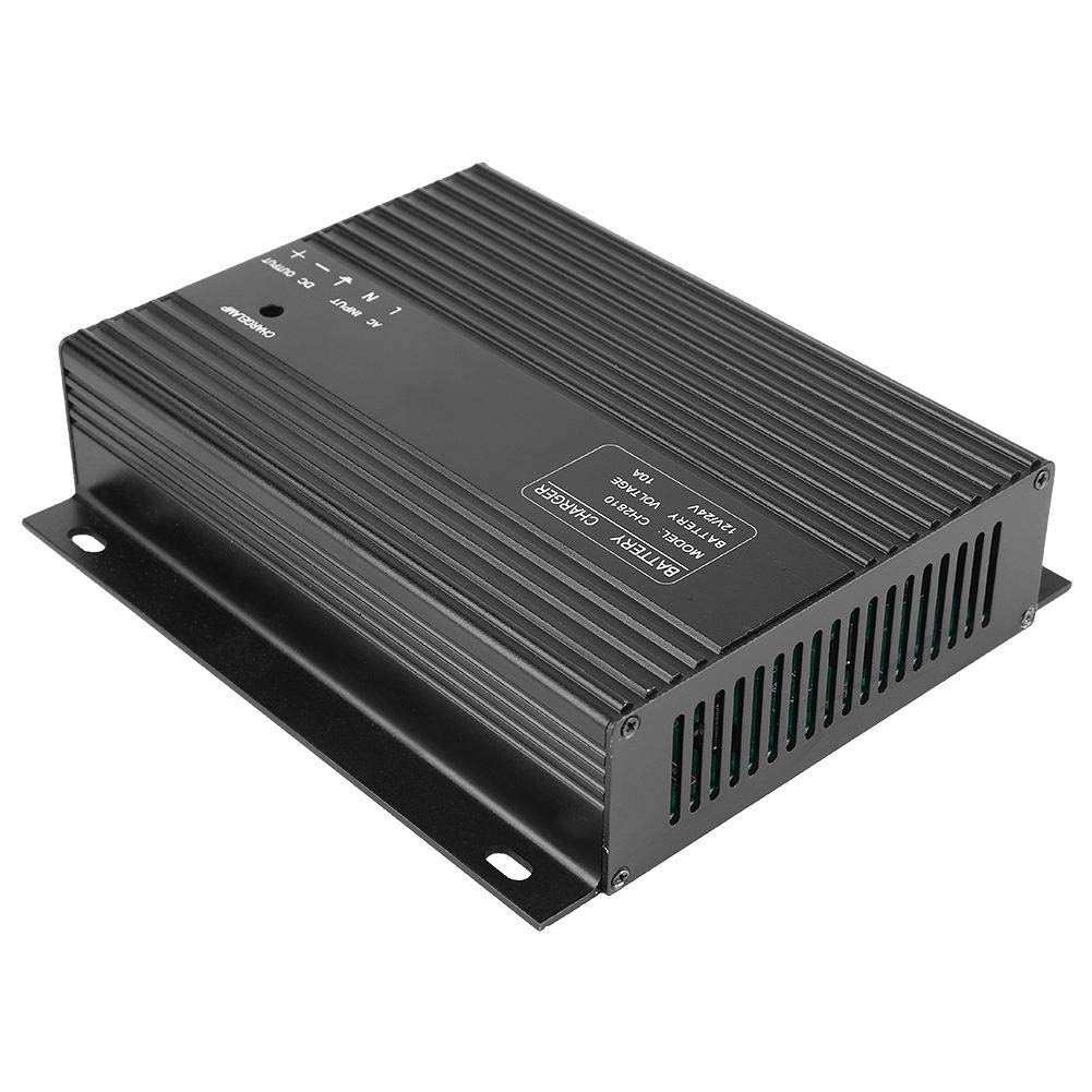 12V/24V 10A Smart Generator Battery Charger for Cars, Trucks & Motorcycles - Automatic Genset Charger for Automotive, Marine & RV Batteries - Perfect for Emergency Power, Camping & Off-Grid Living