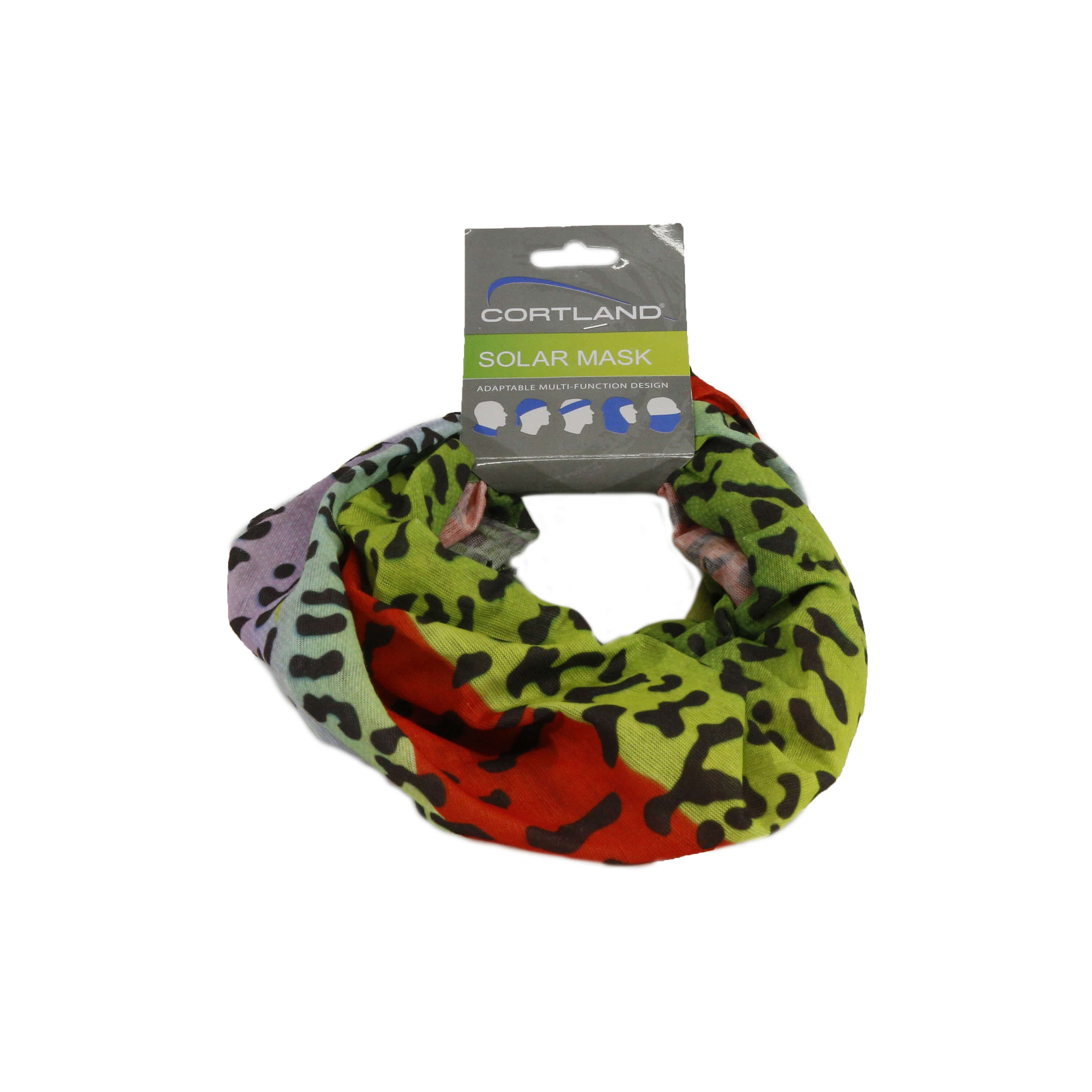 Rainbow Trout Solar Mask - UV Protection Fishing Face Cover for Outdoor Activities - Perfect for Hiking, Fishing, and Sun Safety