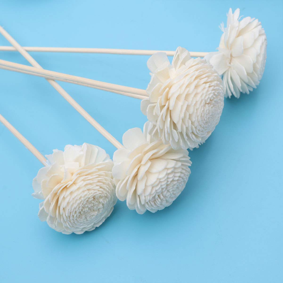 5 Pcs Natural Rattan Essential Oil Diffuser Sticks - Aromatherapy Reed Diffusers for Home, Office, Spa & Relaxation