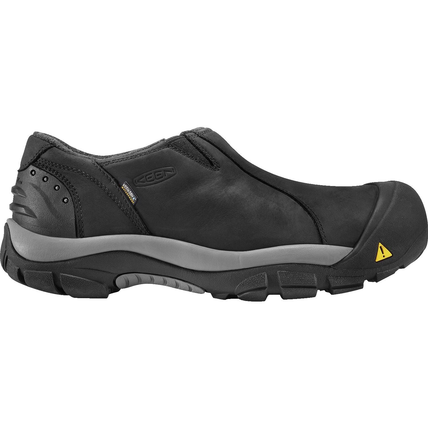 KEEN BRIXEN LOW WP Men's Waterproof Hiking Shoes - Black/Gargoyle | Lightweight & Durable for Outdoor Adventures | Final Sale