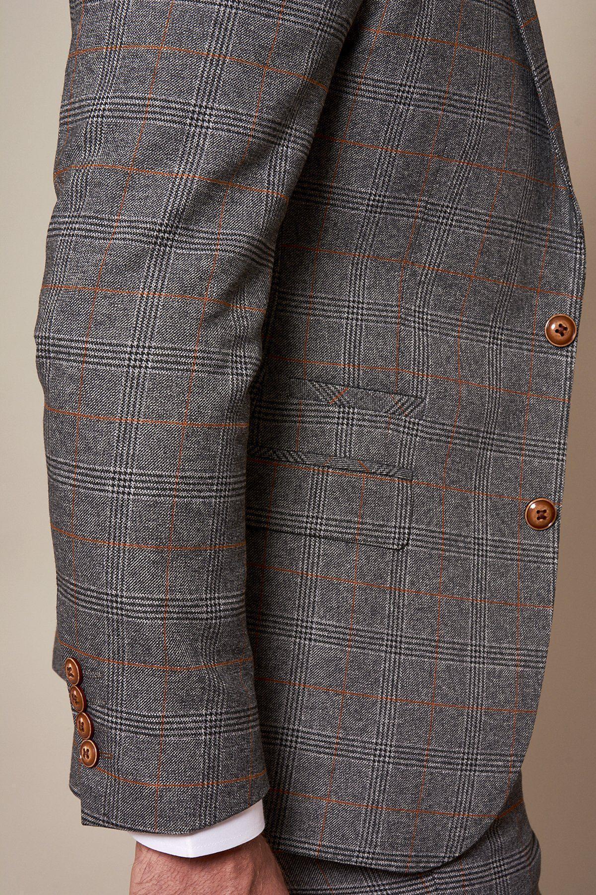 JENSON Grey Check Suit - Trendy Blogger Style Outfit | Perfect for Office Wear, Business Meetings & Professional Events