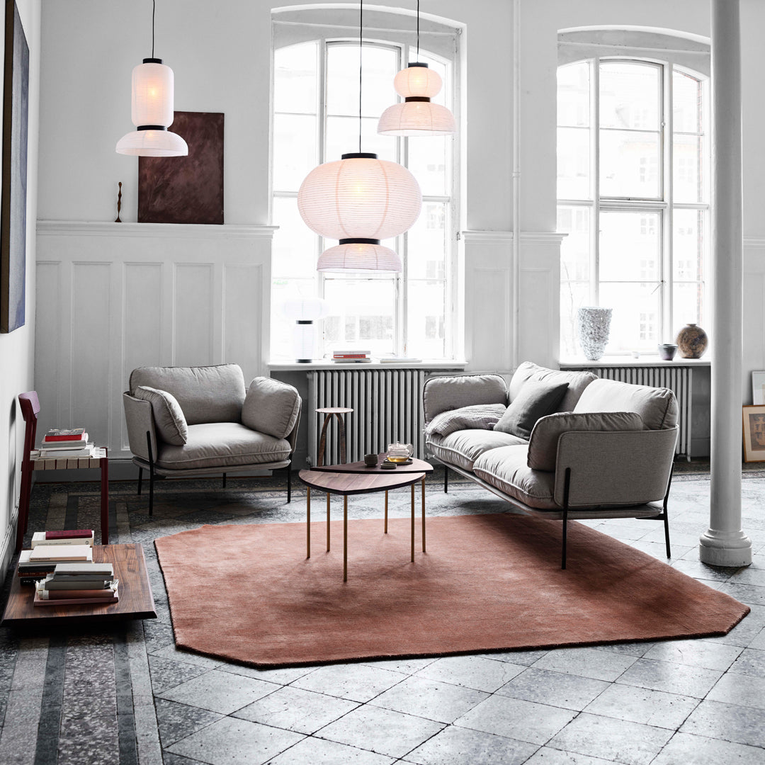 Cloud LN2 2-Seater Sofa - Modern Comfort for Living Room, Lounge & Small Spaces - Soft Fabric Upholstery & Sturdy Frame - Perfect for Apartments, Dorms & Cozy Homes