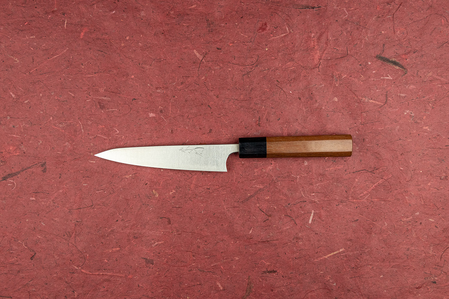 Premium Shibata Koutetsu Type 3 AS Migaki Petty Knife 135mm - Japanese High-Carbon Steel Kitchen Knife for Precision Slicing, Peeling & Garnishing