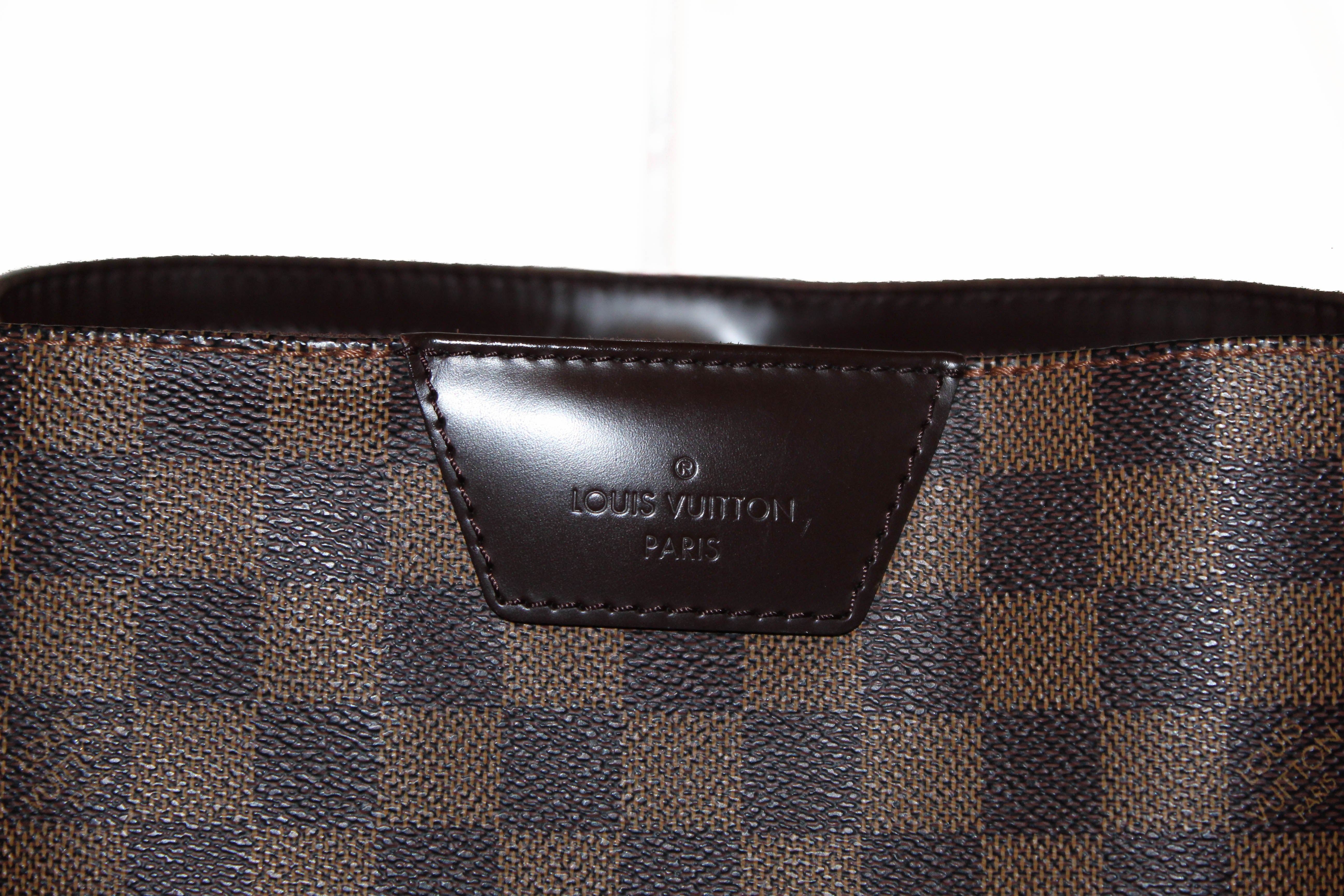 Authentic Louis Vuitton Damier Ebene Cabas Rivington GM Tote Bag - Luxury Designer Handbag for Women, Spacious Work & Travel Tote, Perfect for Office, Shopping & Weekend Getaways