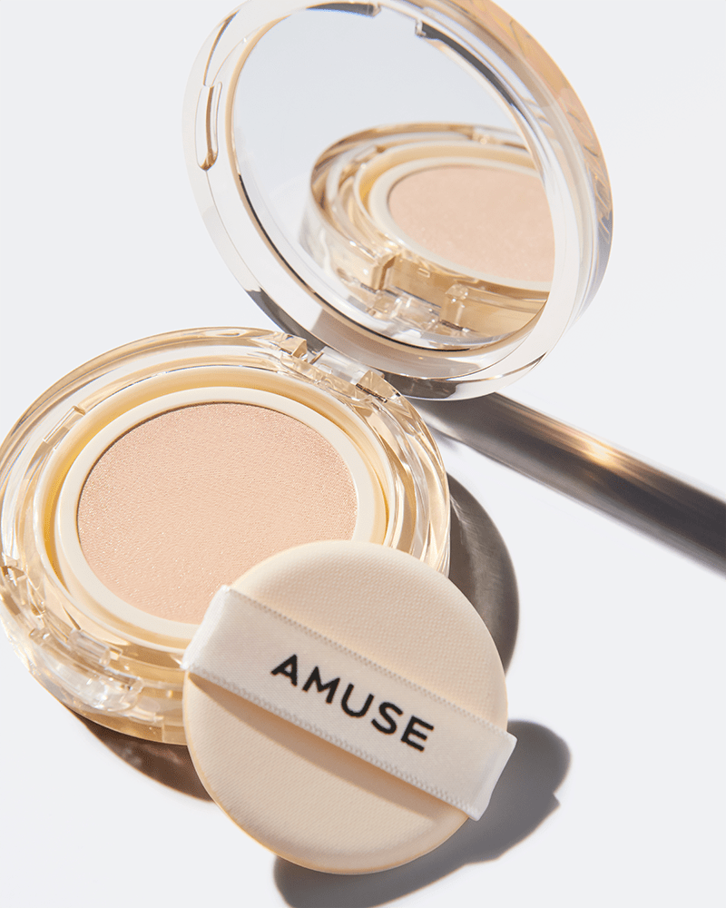AMUSE Dew Jelly Vegan Cushion - Hydrating & Lightweight Vegan Foundation for Glowy Skin | Perfect for Daily Wear & Natural Makeup Looks