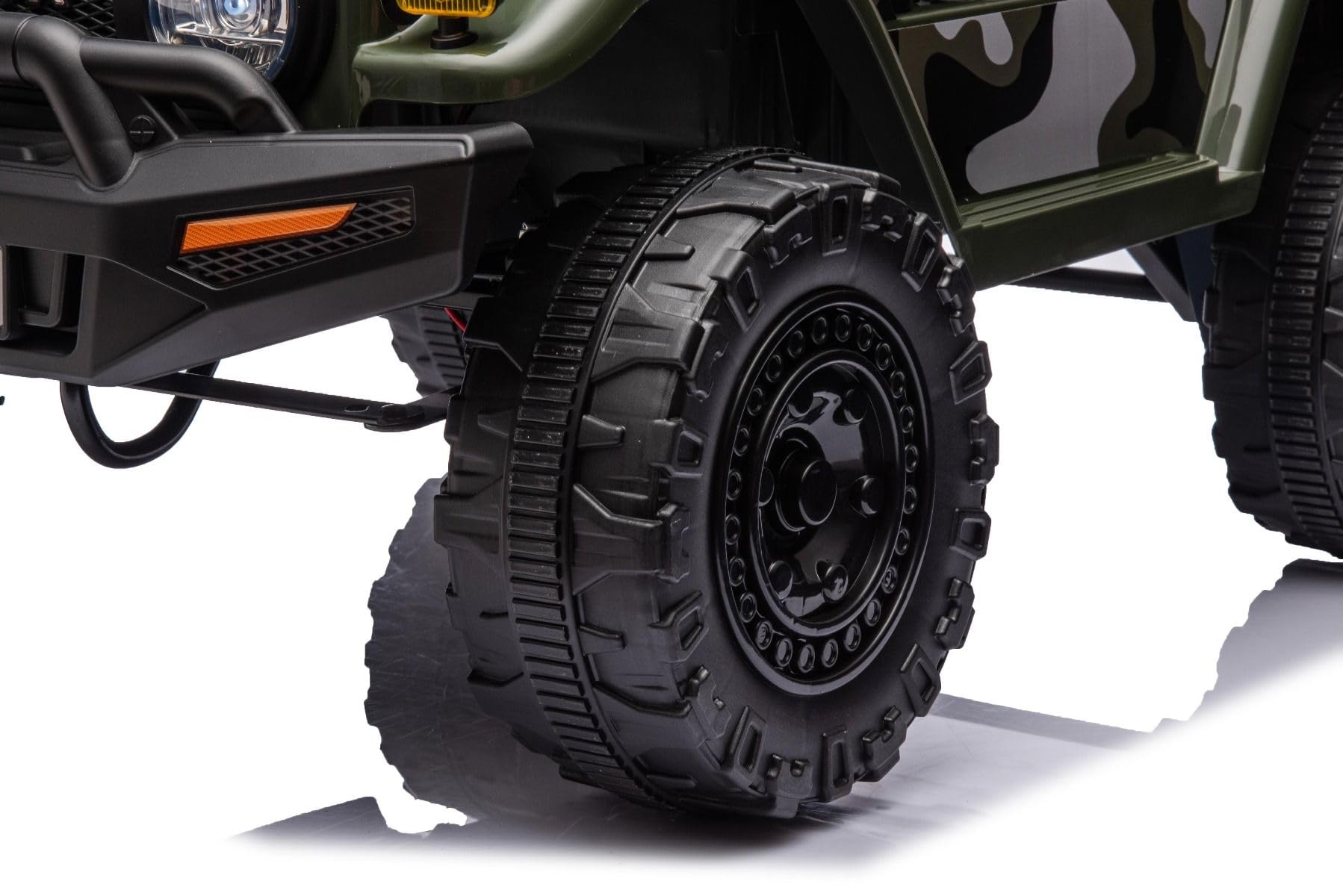 12V Kids Electric Ride-On Car with Parental Remote Control, 2.4GHz Wireless, Rear-Wheel Drive - Black High Chassis, Wide Comfort Seat & LED Lights | MP3/USB/AUX Music Player - Perfect for Birthday Gifts, Outdoor Play & Backyard Adventures