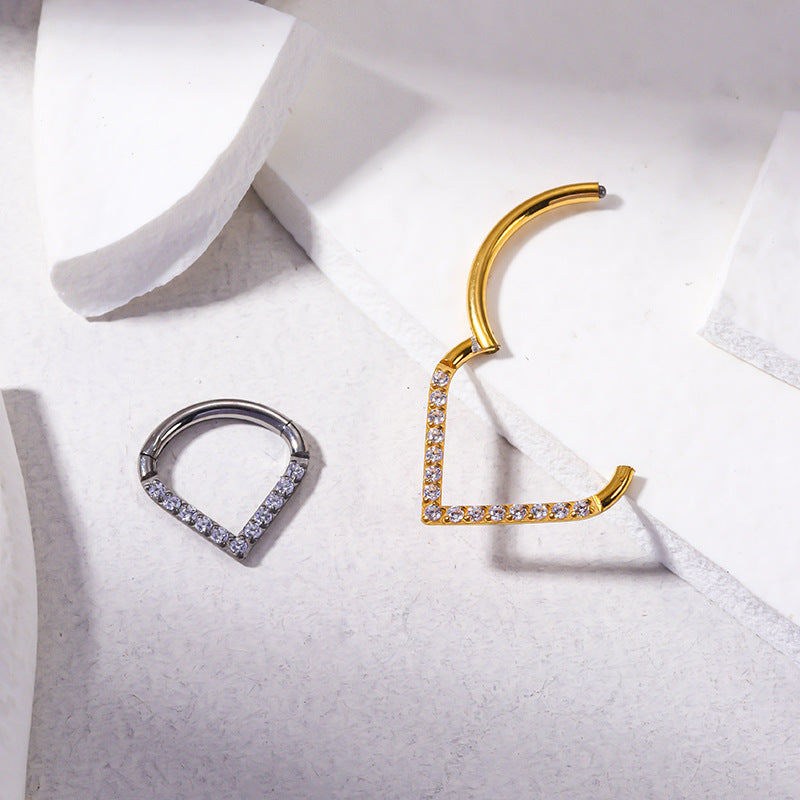 16G Cartilage Titanium Nose Ring - Teardrop Shape Body Jewelry for Women | Perfect for Everyday Wear, Parties & Special Occasions