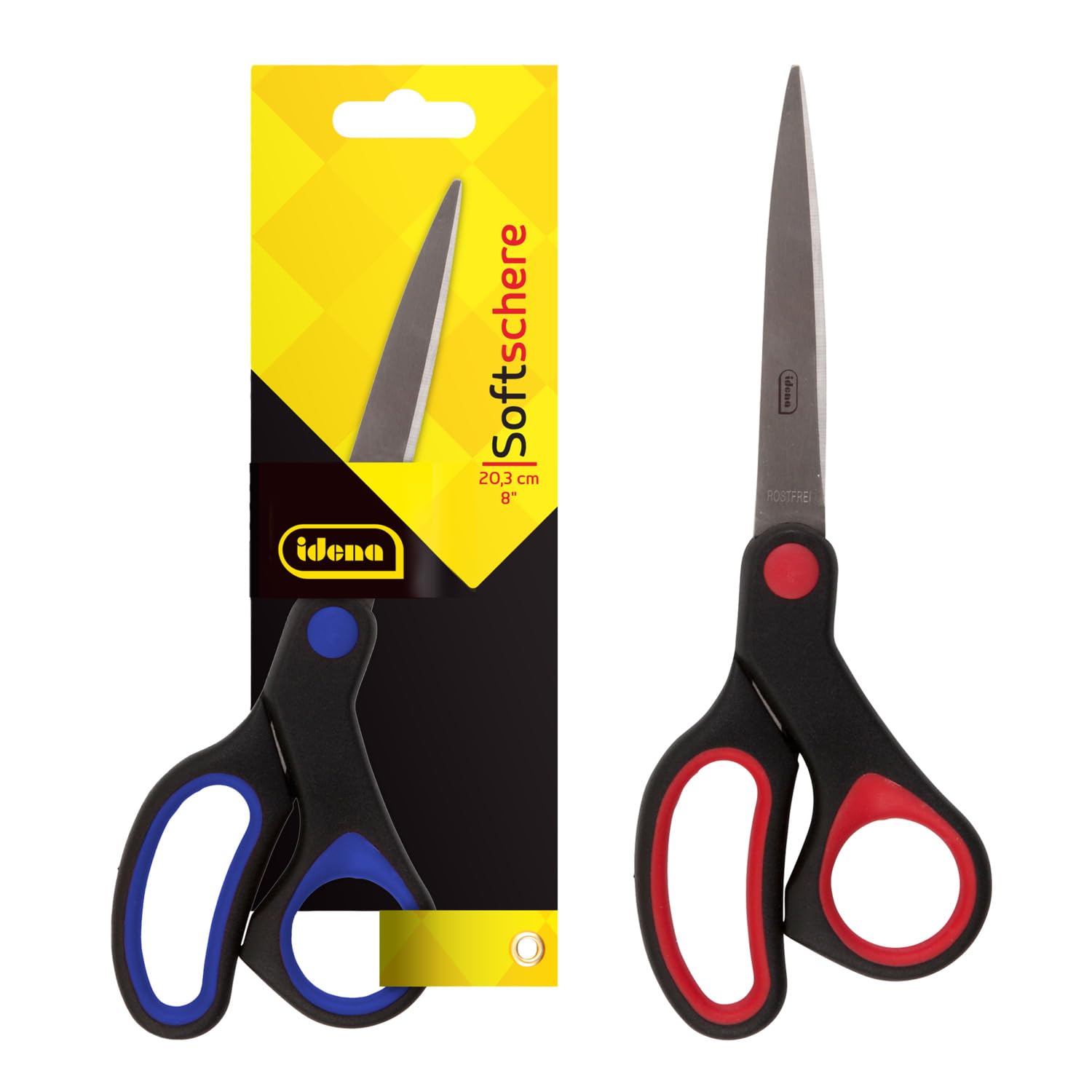 642074 Professional Stainless Steel Scissors - Sharp Precision Cutting for Office, School, Crafting & Home Use