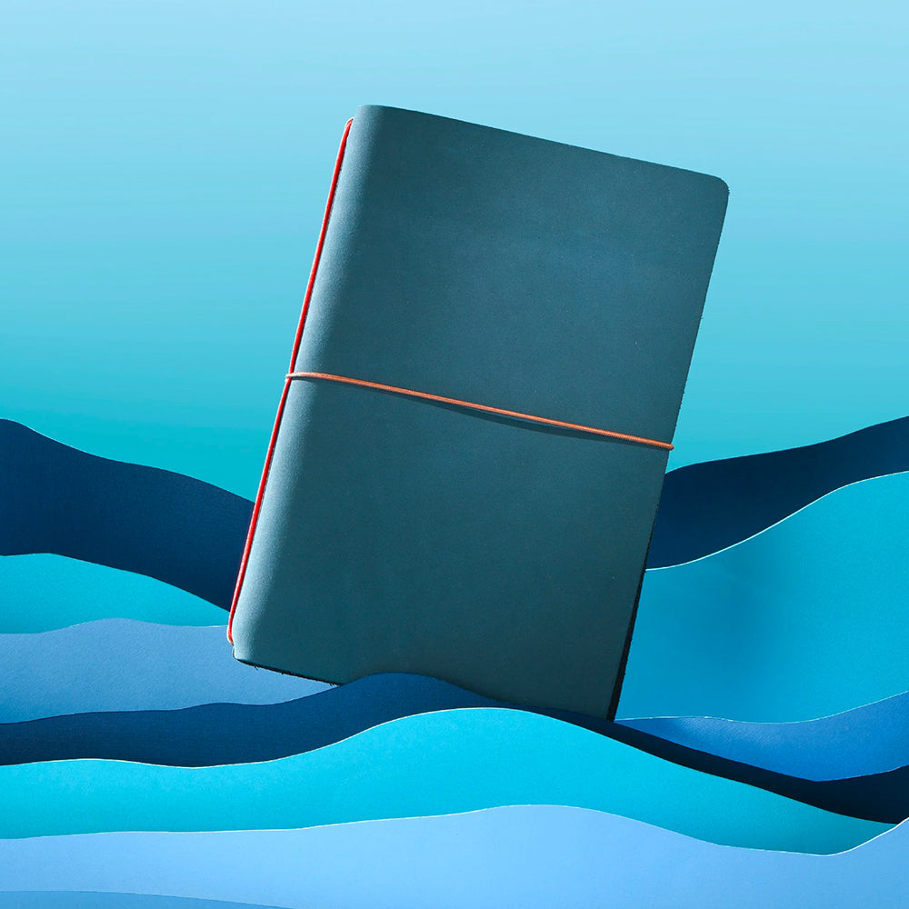 Premium Refillable Leather Journal for Writing - Endless Explorer Blue - Perfect for Travel, Note Taking & Gift Giving