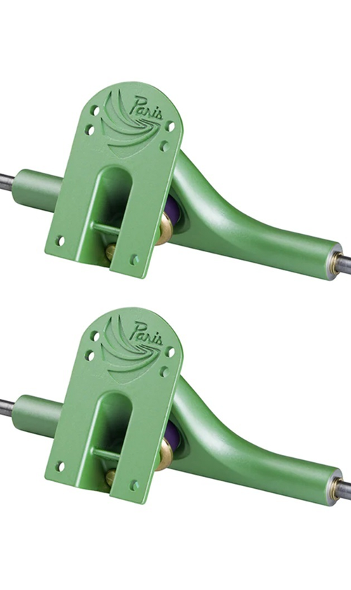 Paris V3 Sage Green Skateboard Trucks 180mm x 50mm - Perfect for Street Skating and Park Tricks