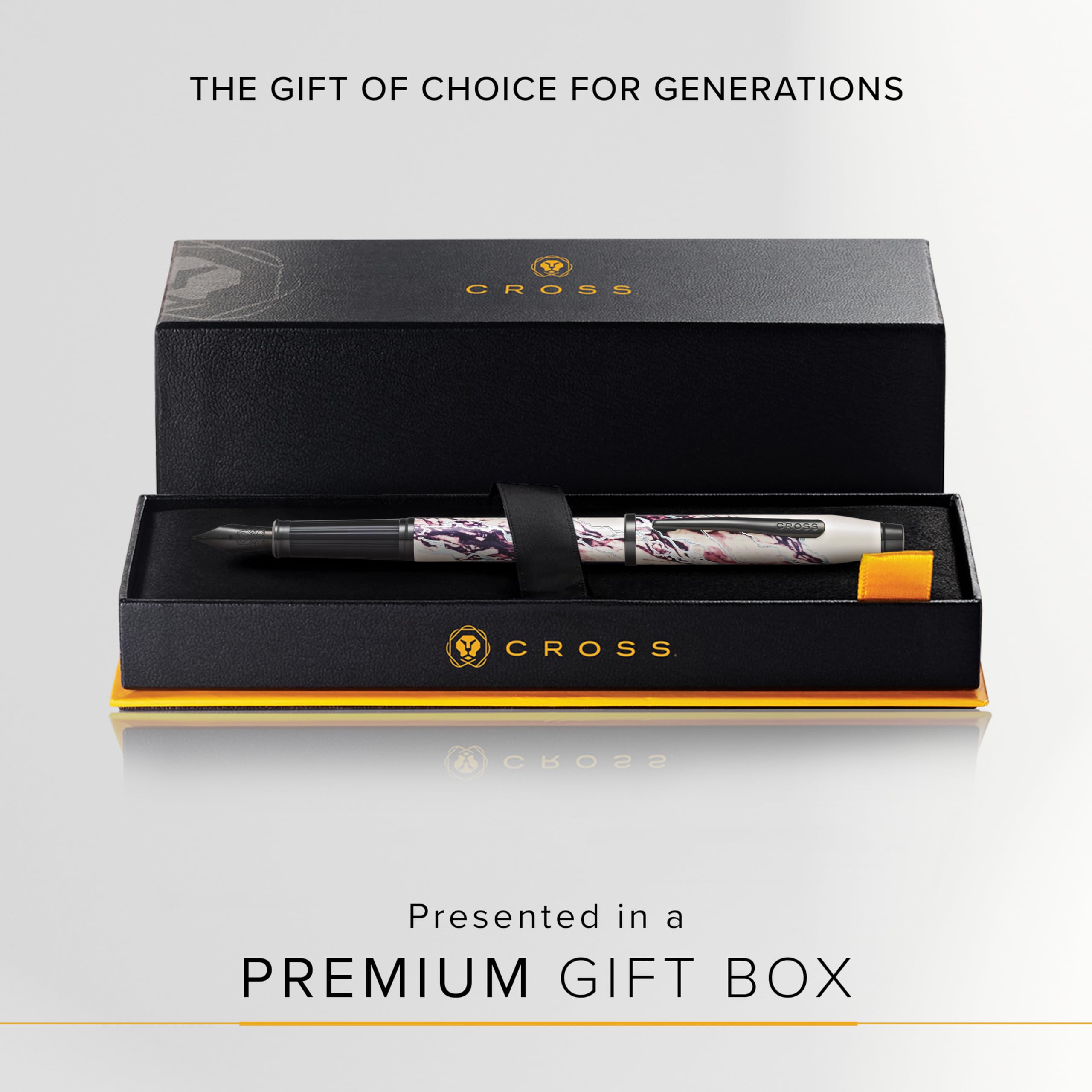 Premium Cross Wanderlust Refillable Fountain Pen with Fine Nib - Luxury Writing Gift Set in Elegant Gift Box - Perfect for Journaling, Calligraphy & Professional Use