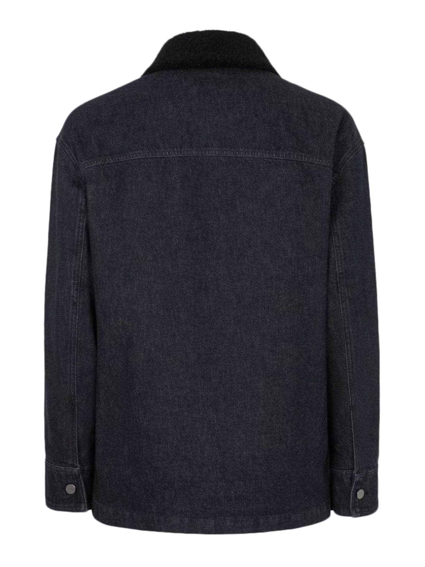 Fendi Black Denim Jacket FW1363ATK7 F0QA1 - Stylish & Trendy Women's Fashion for Casual Outings & Nightlife