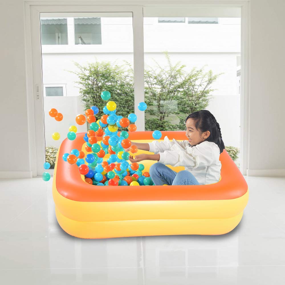 HIWENA Inflatable Kiddie Pool for Kids - 45