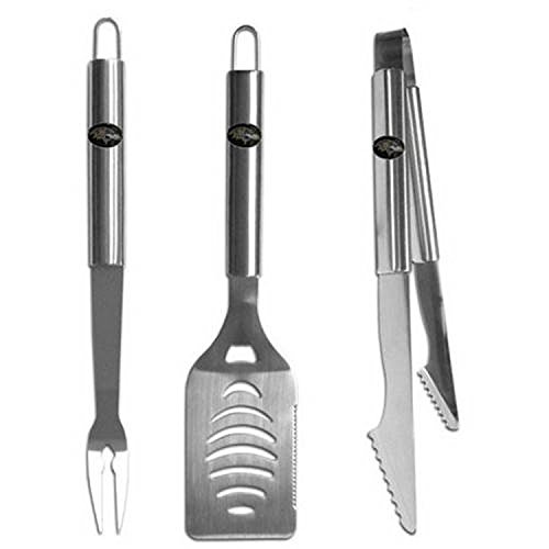 NFL Fan BBQ Set - Stainless Steel Grilling Tools for Football Tailgating & Game Day Parties - Perfect for NFL Fans & Outdoor Grilling Enthusiasts