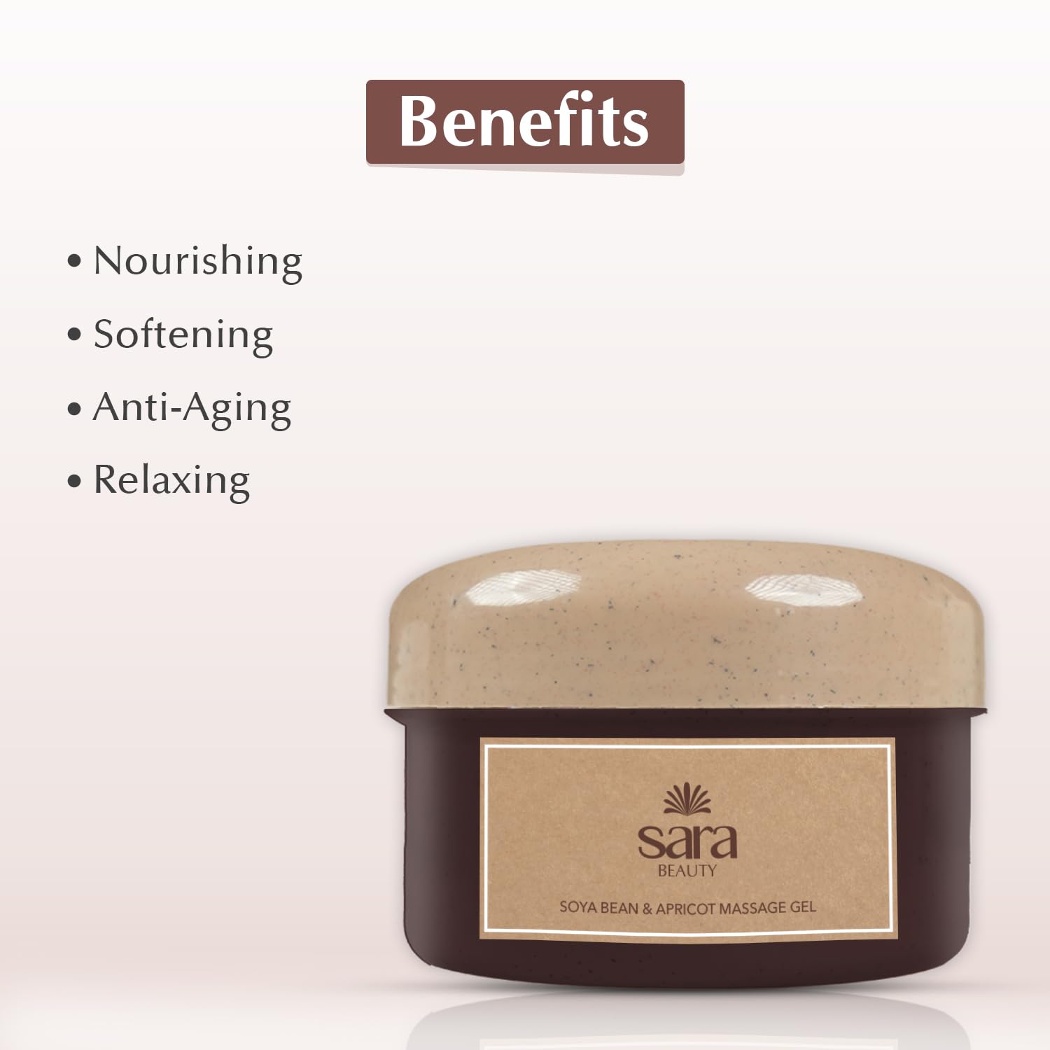 SARA SOUL OF BEAUTY Premium Body Lubricant - Long Lasting Personal Moisturizer for Intimate Comfort & Sensual Massage - Water-Based, Hypoallergenic, Paraben-Free for Couples & Solo Use