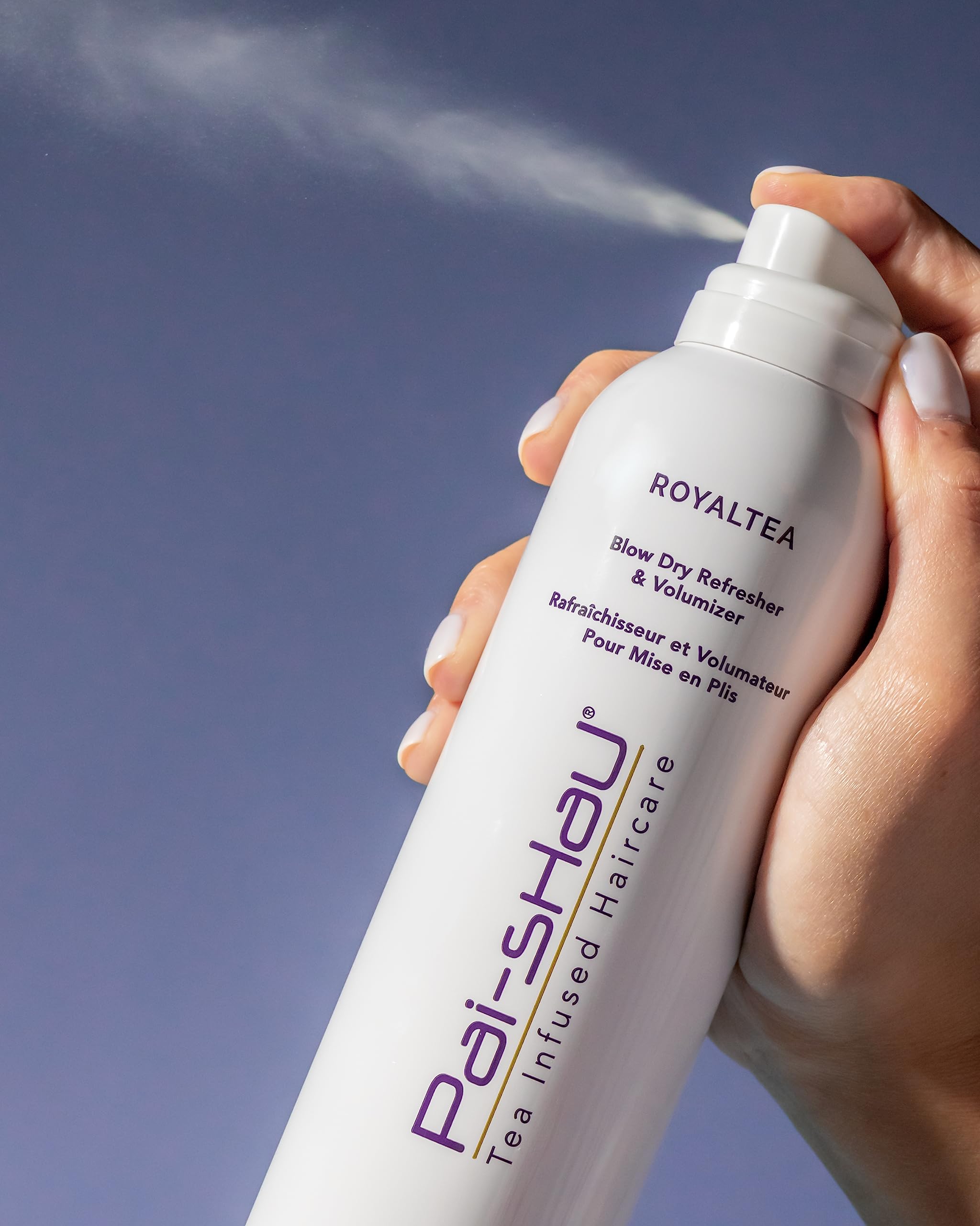 Pai-Shau RoyalTEA Dry Shampoo for All Hair Types - Volumizing & Refreshing Hair Powder - 5.5 oz (156g) - Perfect for Travel, Gym & On-The-Go Hair Care