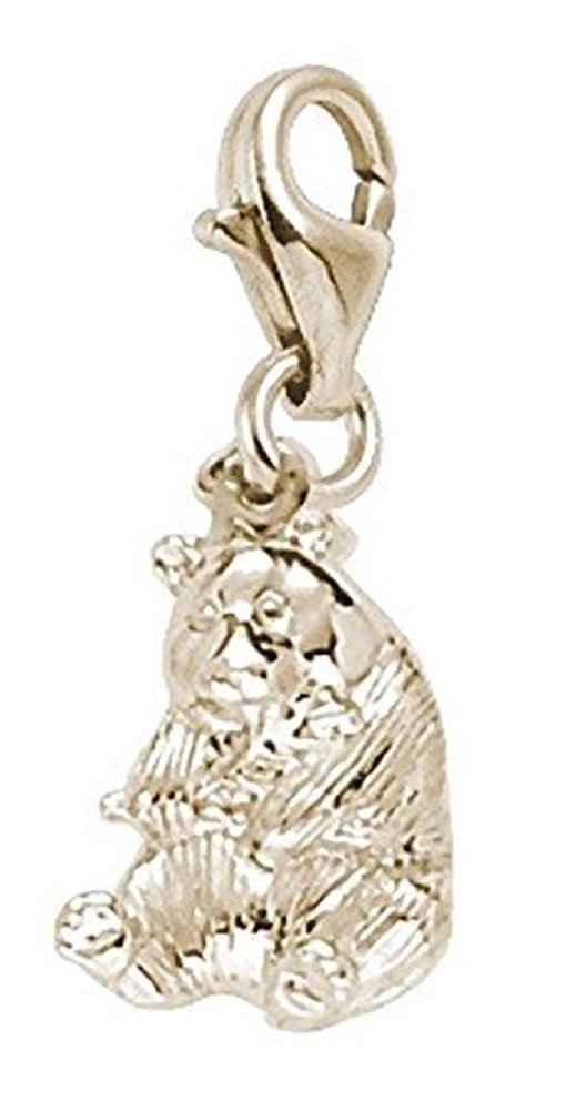 Panda Charm with Lobster Claw Clasp - Cute Animal Pendant for Bracelets & Necklaces - Perfect for Jewelry Making, Gifts, and Everyday Wear