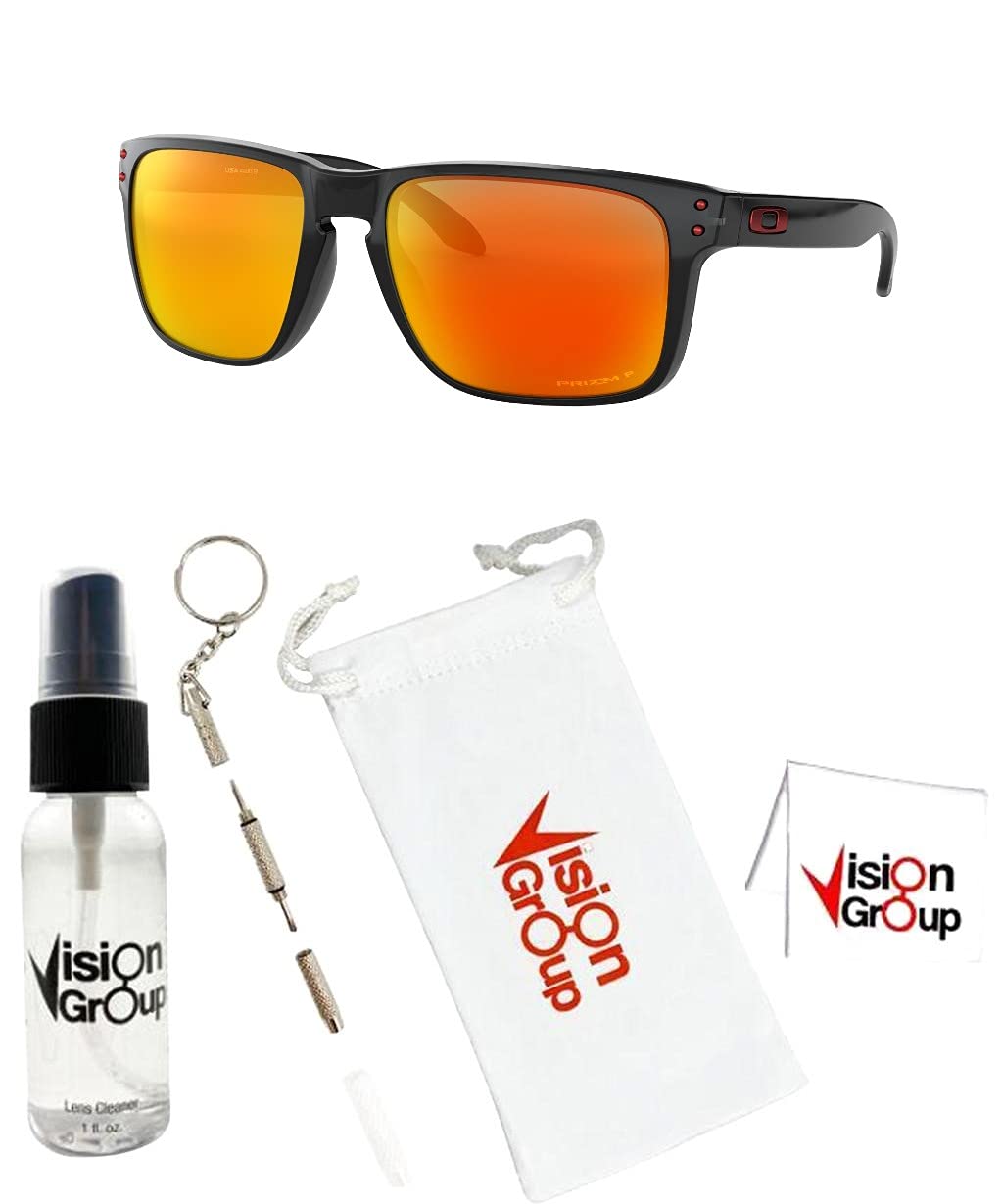 Oakley OO9417 Holbrook XL Sunglasses with Premium Lens & Accessories Bundle - Stylish UV Protection for Outdoor Sports, Driving & Beach Activities