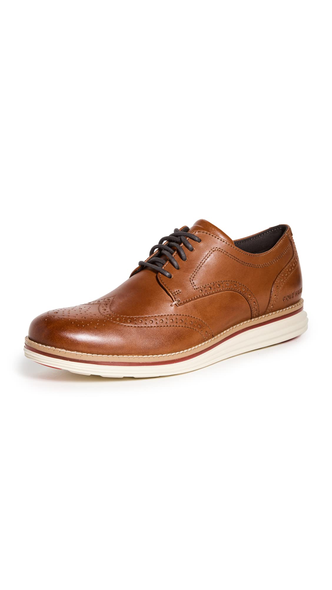 Cole Haan Men's OriginalGrand Energy Meridian Short Wingtip Oxford Shoes - Comfortable Business Casual & Formal Dress Shoes for Work, Office & Special Occasions