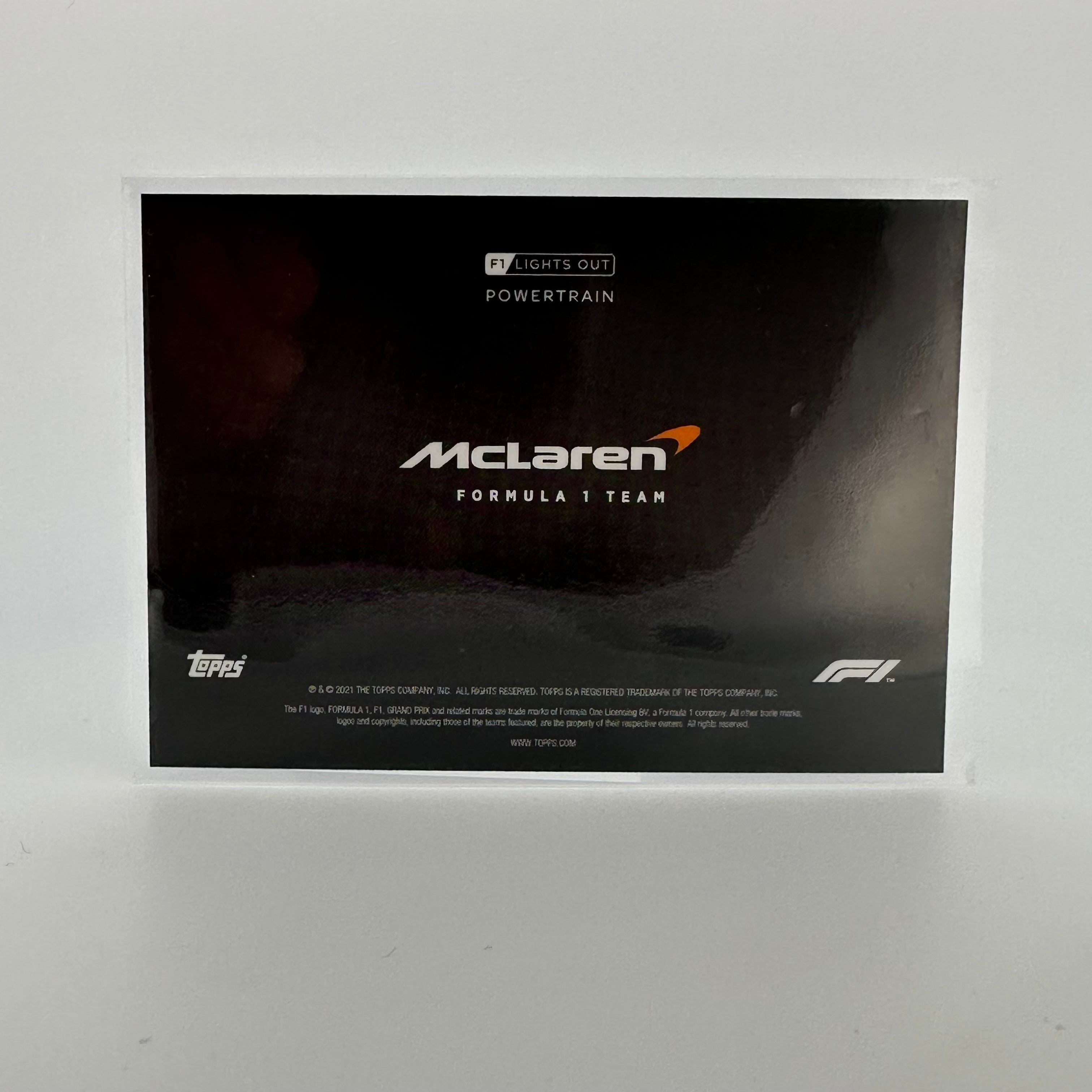 McLaren Powertrain Blue Parallel Diecast Model Car - Collectible Racing Car for Display & Gifts - Perfect for Car Enthusiasts, Home Office Decor, and Racing Memorabilia Collections