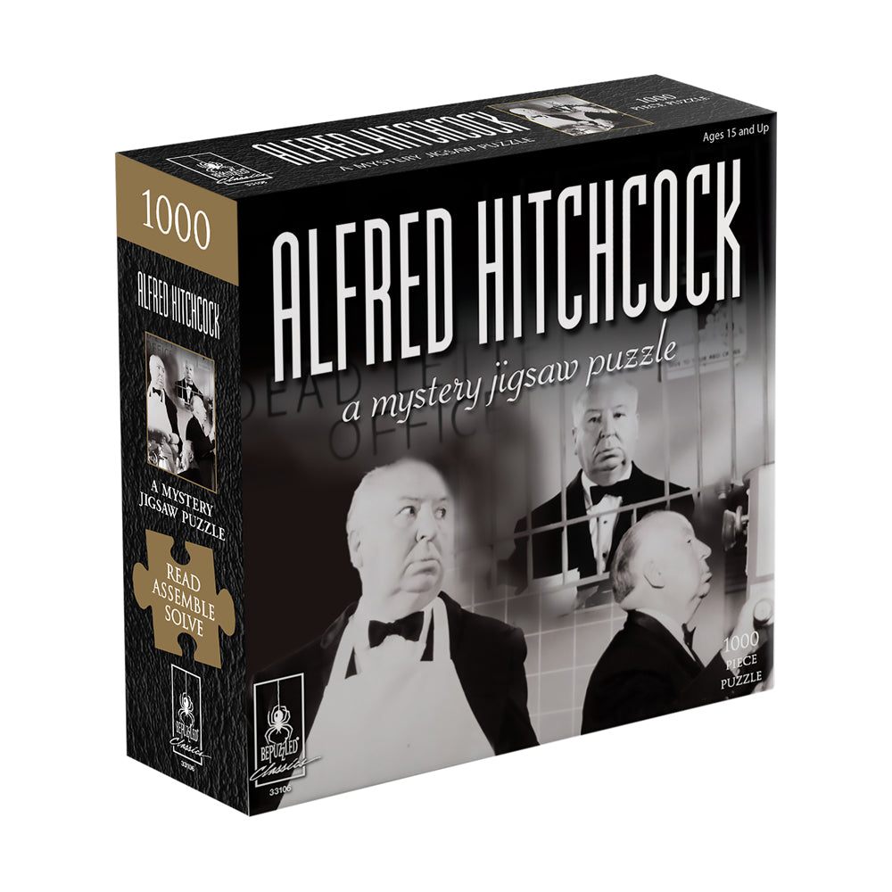 Alfred Hitchcock 'Obsession' 1000-Piece Mystery Jigsaw Puzzle for Adults - Challenging Brain Teaser & Collector's Item - Perfect for Movie Nights & Family Game Evenings