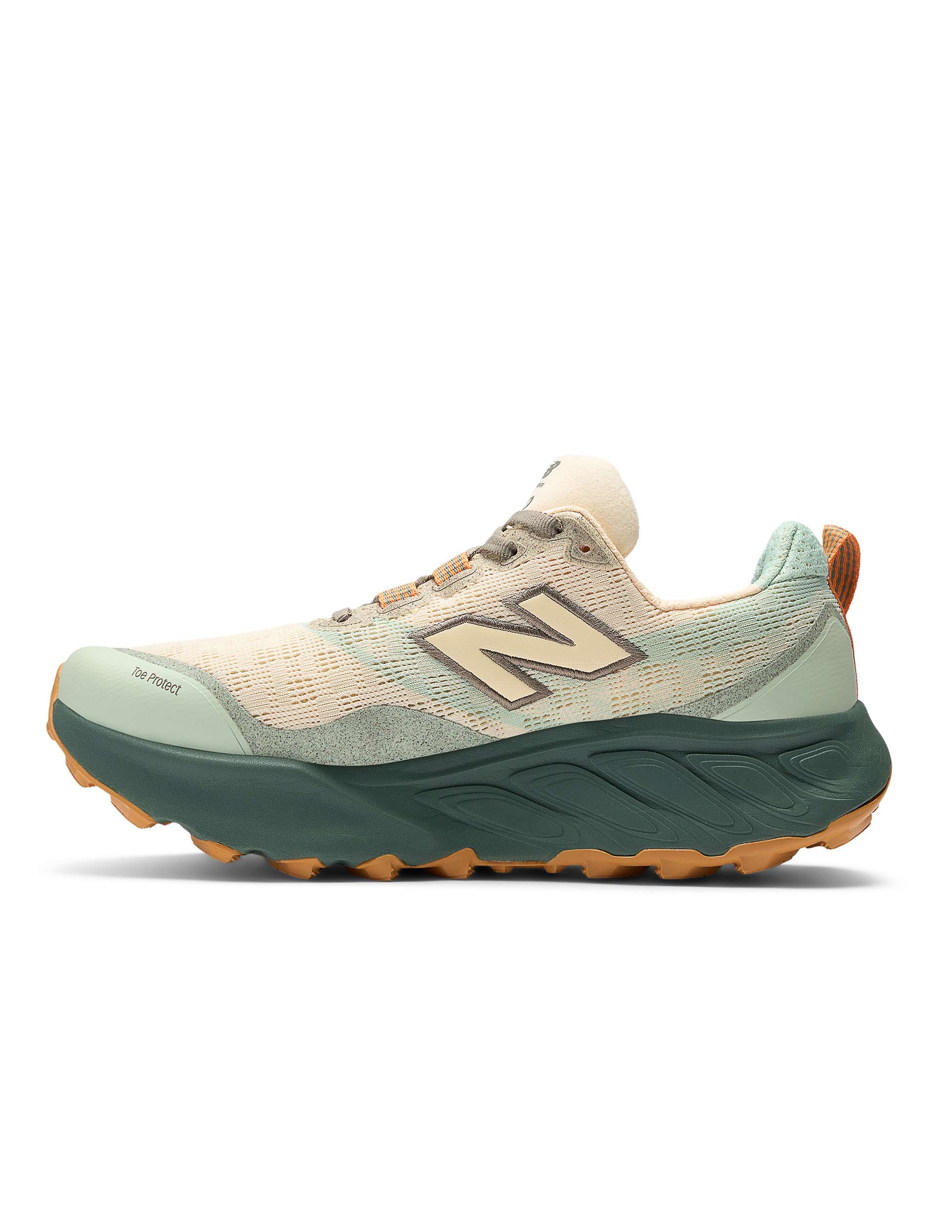 New Balance Fresh Foam X Hierro v9 Trail Running Shoes for Men - Calcium/Dark Juniper - Lightweight Cushioned for Hiking & Outdoor Adventures