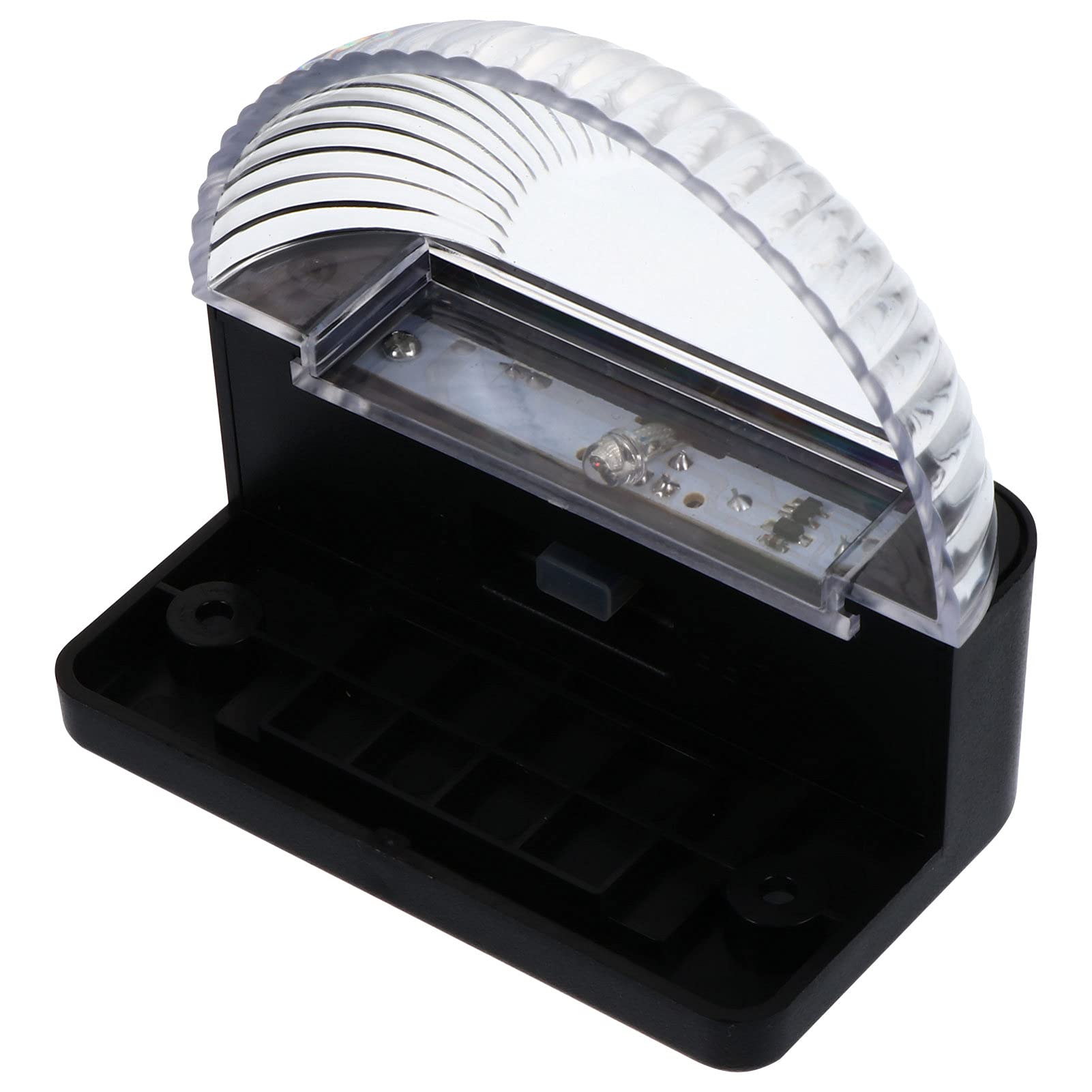 SOLUSTRE 8 Pack Solar Deck Lights, Waterproof Outdoor LED Step Lights for Garden, Patio, Stairs, Pathway, Driveway - Solar Powered Fence & Wall Lights for Nighttime Safety & Ambiance
