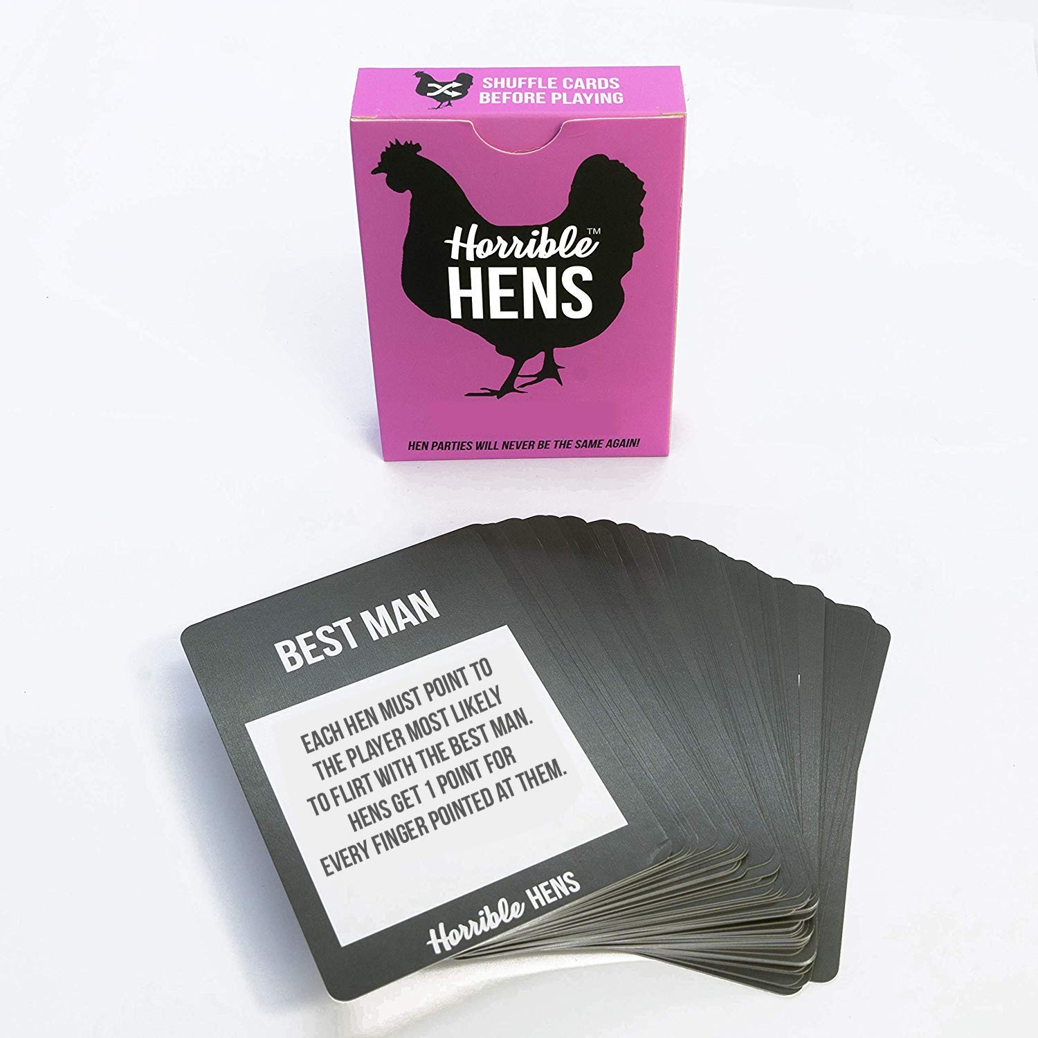 Horrible Hens - Ultimate Hen Party Game with Forfeit Dares | Fun Bachelorette Party Challenge for Bridal Showers & Girls Night Out