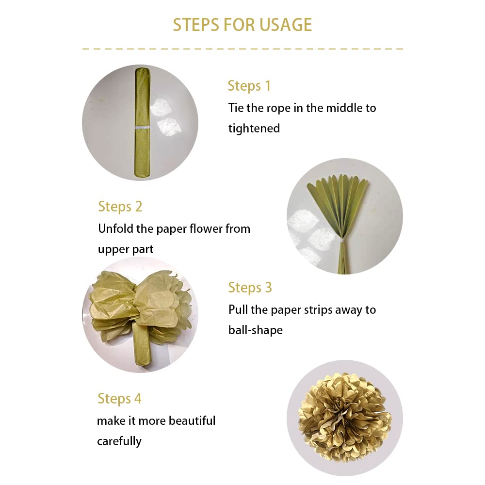 80th Birthday Decorations Set - Gold Mylar Balloons, Latex Balloons, Happy Birthday Banner & Pom Pom Flowers for Party Supplies | Perfect for Milestone Birthday Parties, Anniversary Celebrations & Special Events