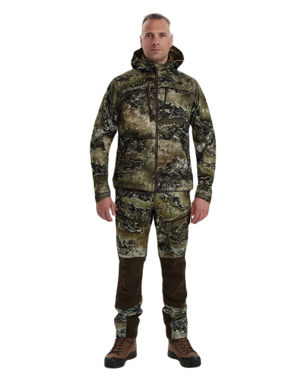 Deerhunter Excape Softshell Jacket for Men - Waterproof Windproof Outdoor Hunting Jacket with Breathable Fabric - Perfect for Hiking, Camping & Winter Sports