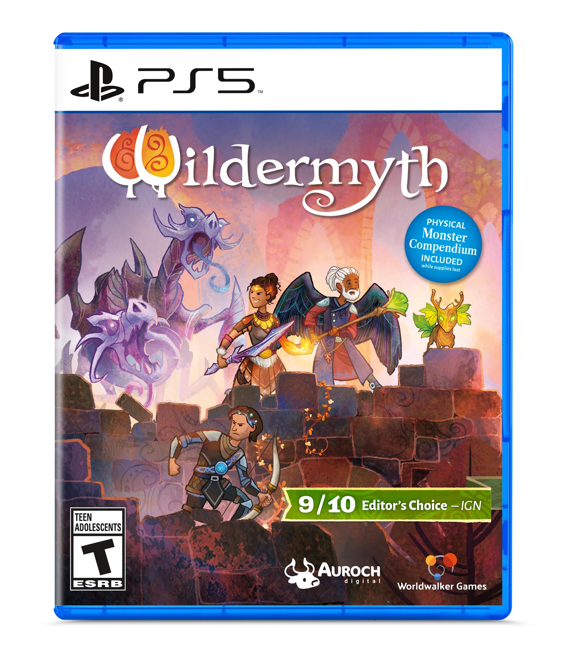 Wildermyth RPG Game for PlayStation 5 - Epic Fantasy Adventure with Procedural Storytelling | Perfect for Solo & Co-op Gaming Nights
