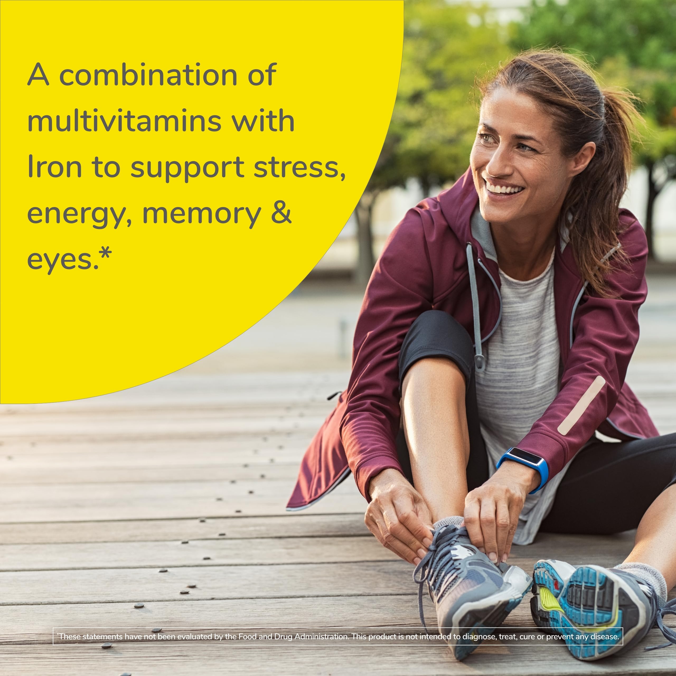Twinlab Daily One Caps with Iron - Multivitamin Supplement with Iron, Zinc, B Vitamins for Energy & Immunity - 180 Capsules - Supports Daily Wellness for Active Adults & Seniors