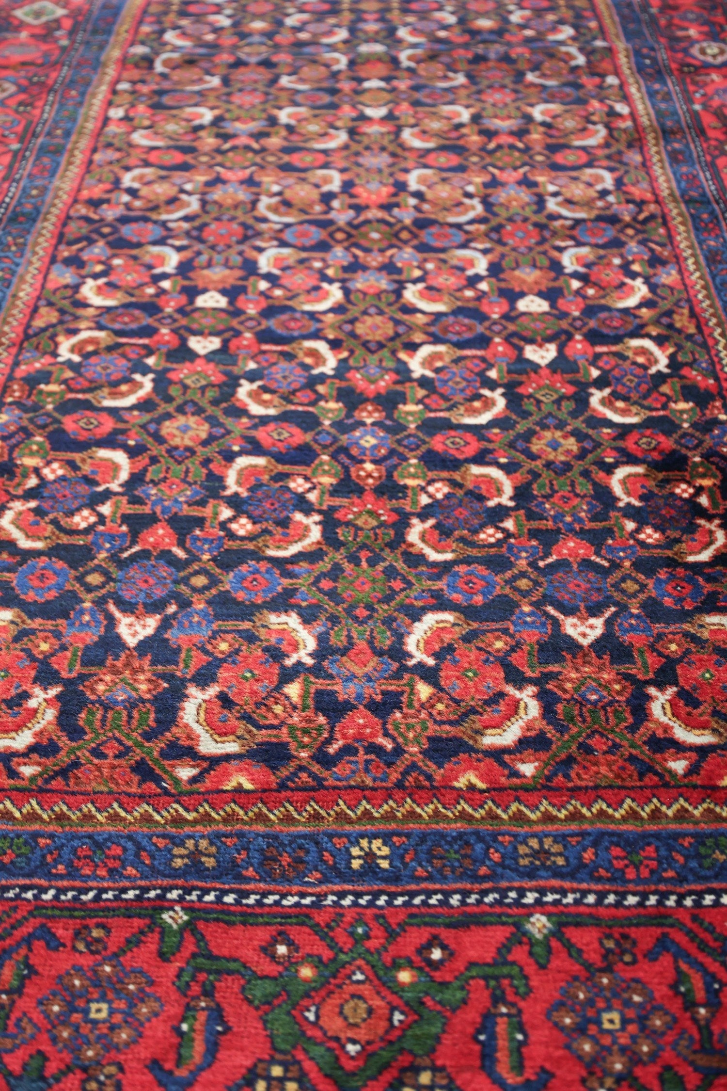 Handwoven Antique Bijar Tribal Rug - Traditional Persian Carpet for Home Decor, Living Room, Bedroom - J76486