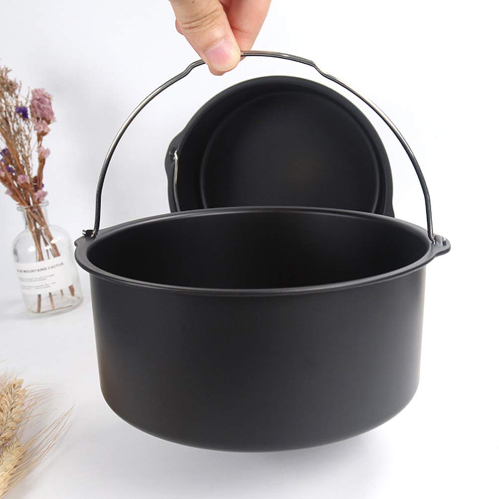 DOITOOL Non-Stick Air Fryer Cake Basket - Griddle Grill & Air Fryer Accessories for Baking, Cooking - Perfect for Homemade Cakes, Muffins & Pastries - Essential Kitchen Gadget & Household Tool