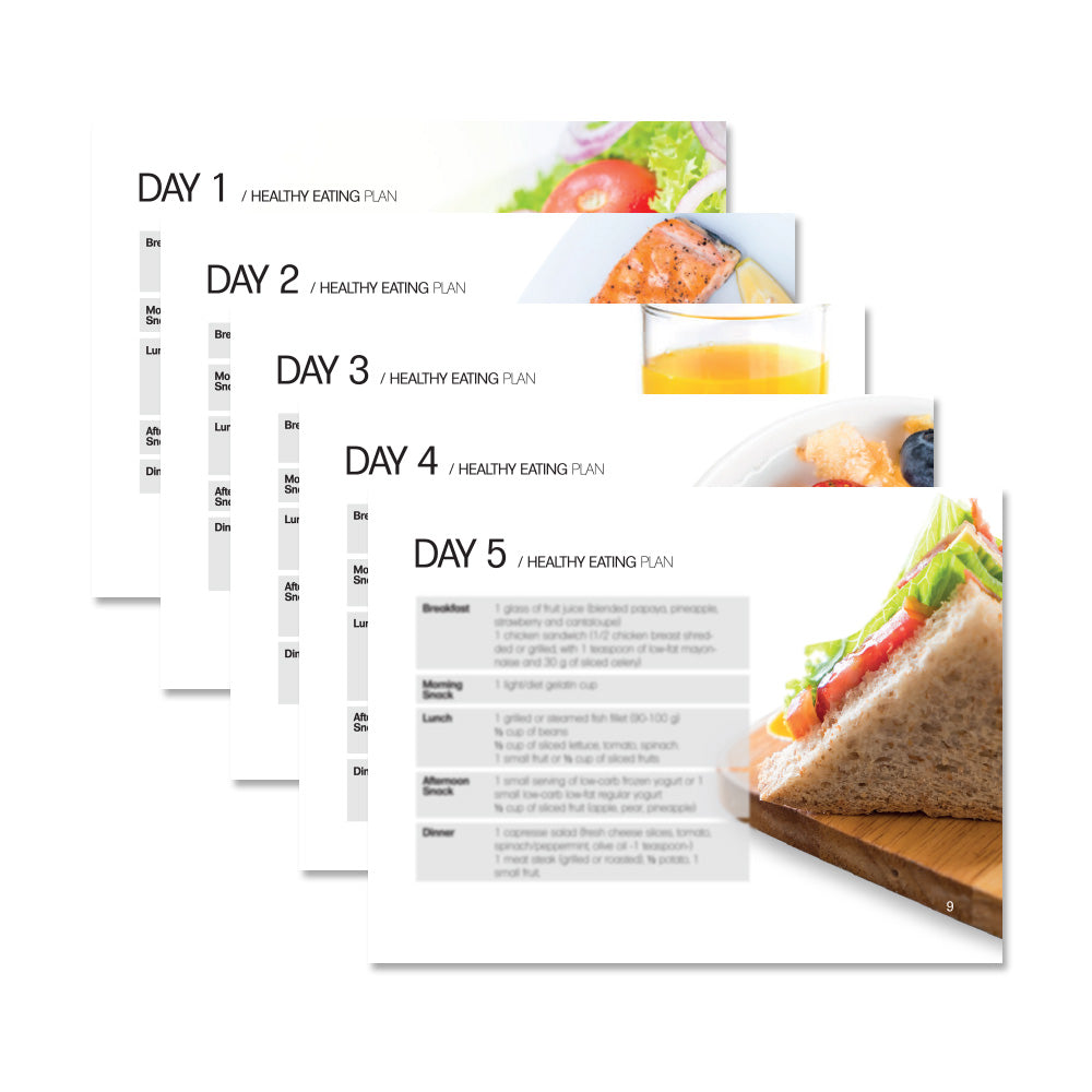 iWalk Healthy Eating Plan - Weight Loss & Nutrition Guide for a Balanced Diet | Perfect for Meal Prep & Fitness Goals