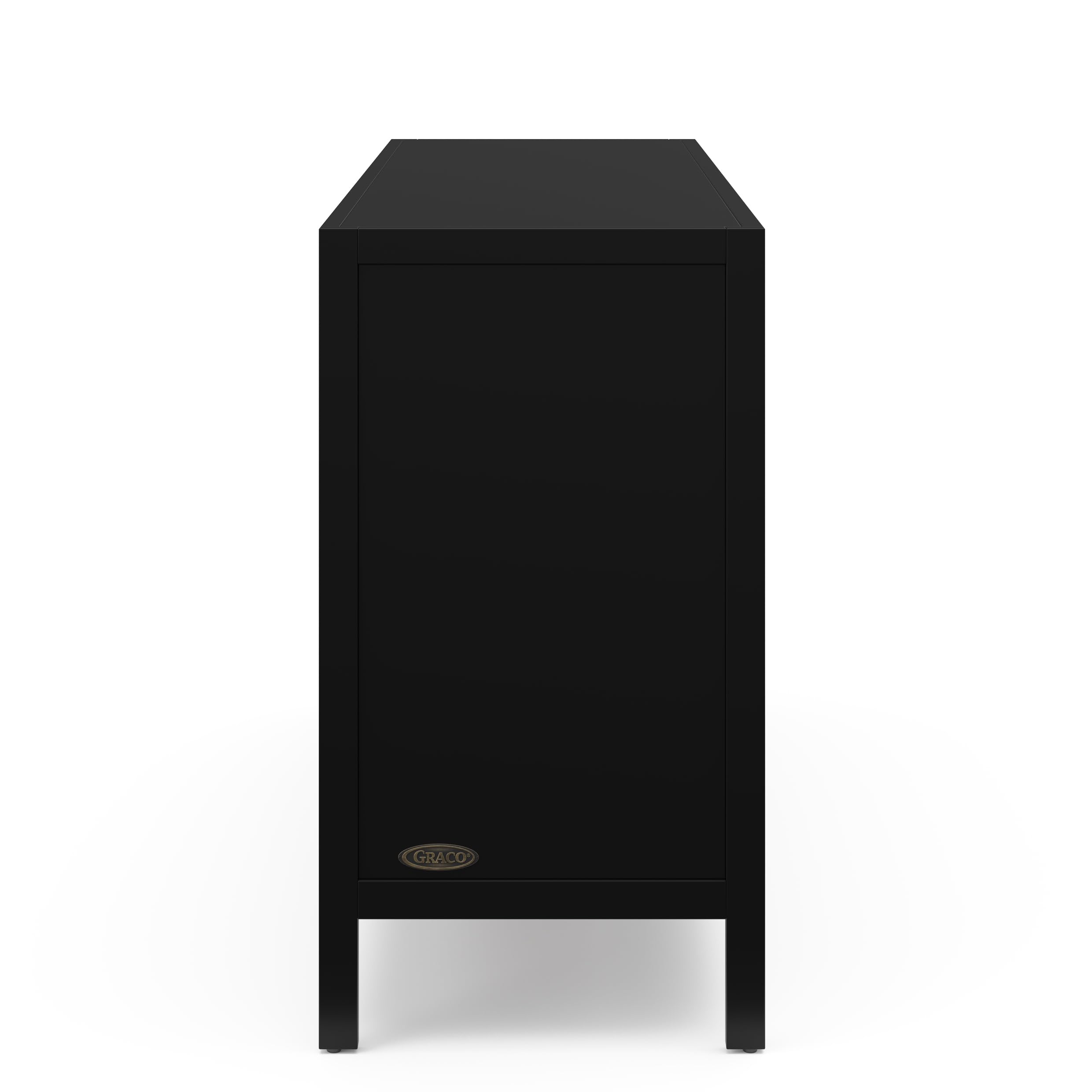 Graco Theo 6 Drawer Dresser in Black - GREENGUARD Gold Certified, Interlocking Drawer System, Nursery & Kids Bedroom Organizer - Perfect for Baby Clothes Storage and Toddler Room Decor
