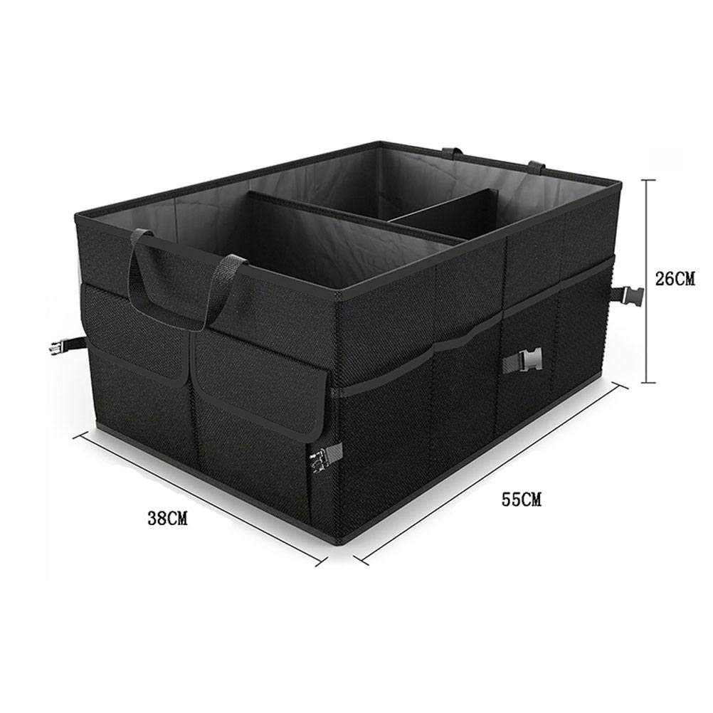 Foldable Car Trunk Organizer with Reinforced Handles - Washable Storage Solution for SUV, Sedan & Minivan - Perfect for Groceries, Travel Gear & Sports Equipment Organization