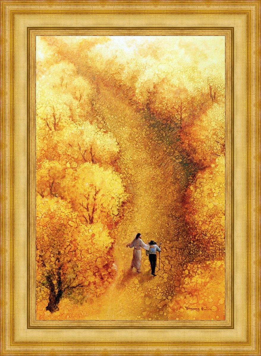 By Your Side - Heartwarming Art Print by Yongsung Kim | Christian Home Decor, Wall Art for Living Room & Bedroom | Perfect Gift for Weddings, Anniversaries & Housewarming