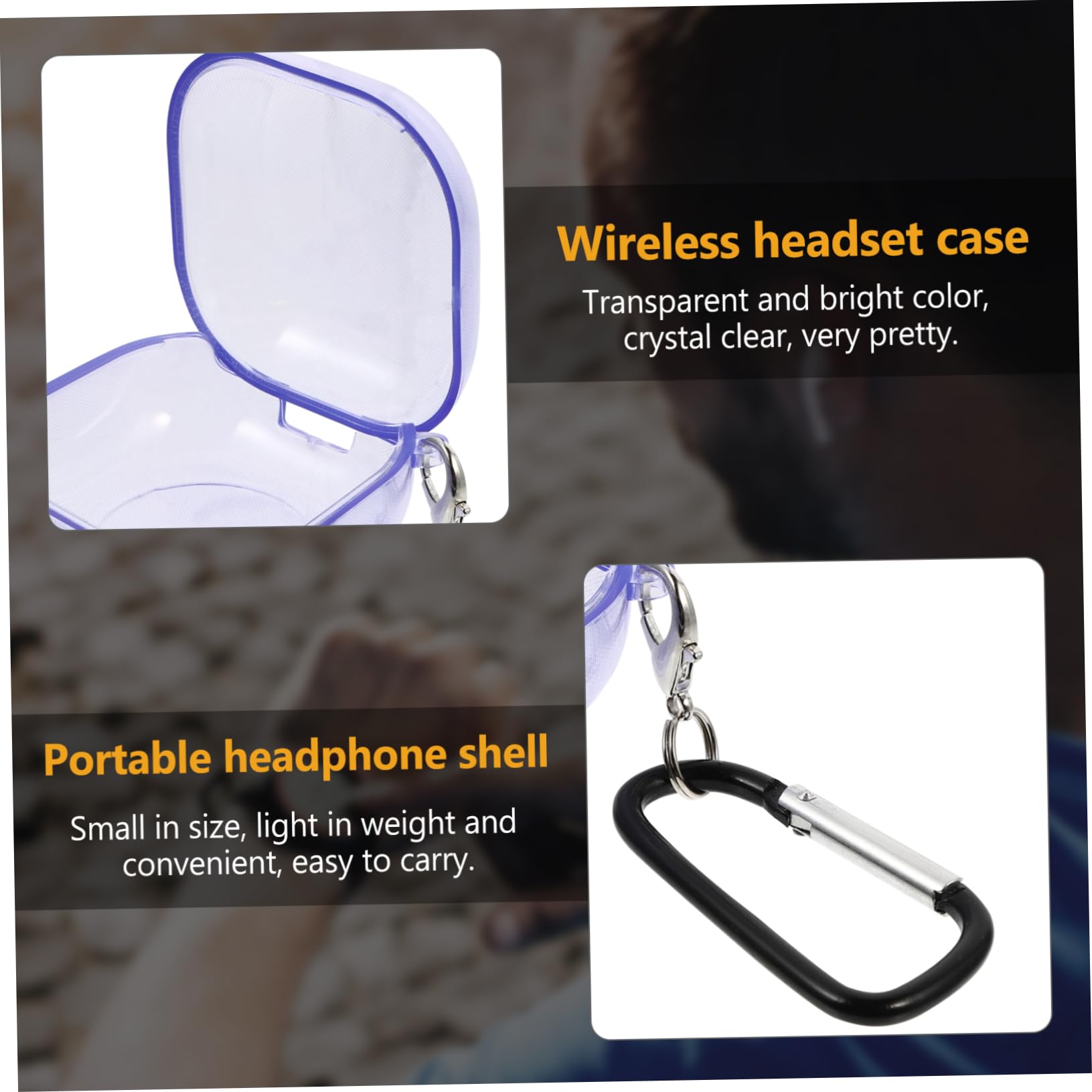 Homoyoyo Pro2 Soft Shell Earphone Case - Portable Headphone Cover for Travel, Workout & Daily Use