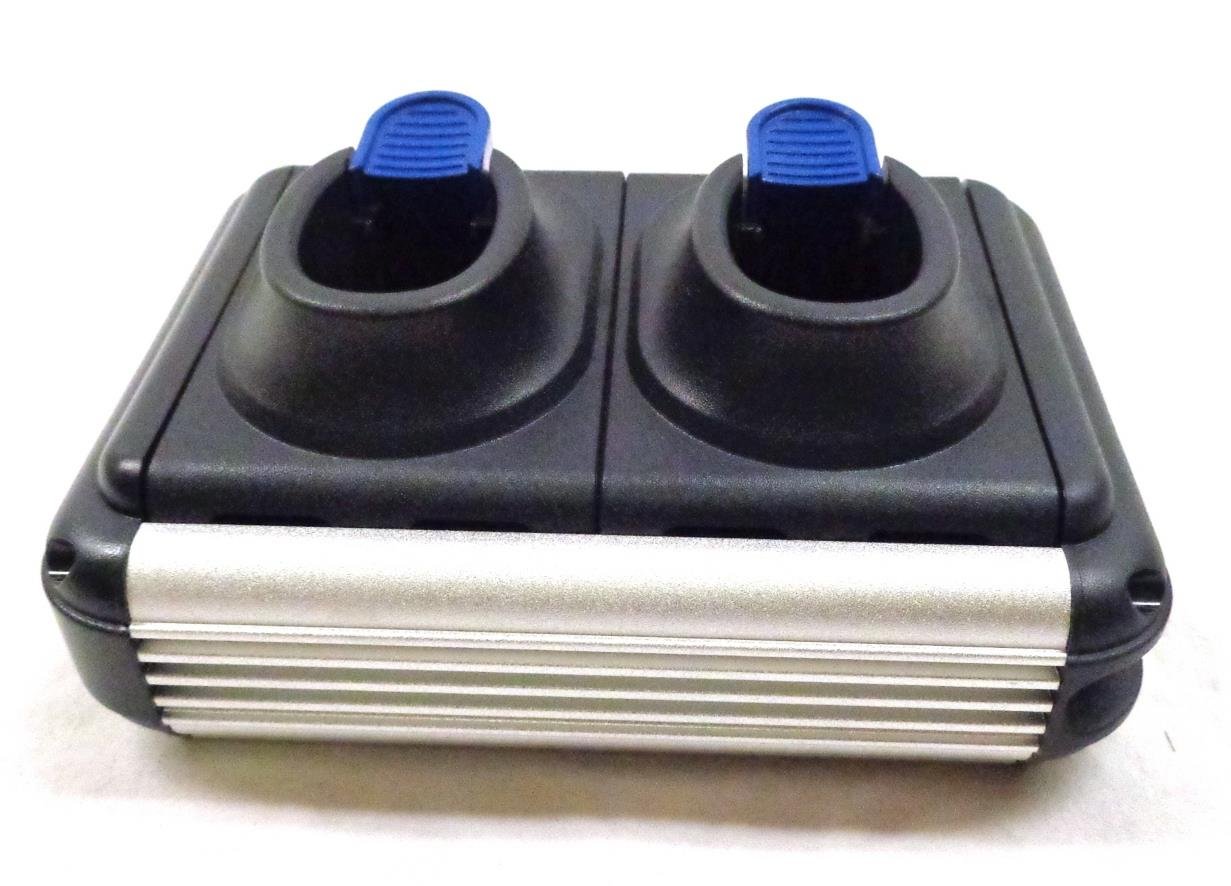 Intermec 852-907-001 2-Bay Charger for SR61 & IP30 Batteries - Compatible with SR61 (Requires 851-082-103 Power Supply & Cord) - Perfect for Warehouse, Logistics & Industrial Equipment Charging