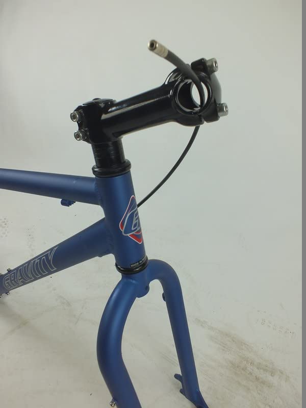 26 Inch Gravity Fat Bike Frame & Fork Set with Headset, Stem, Seatpost & Clamp - Perfect for Off-Road Trails, Snow Cycling & Beach Cruising