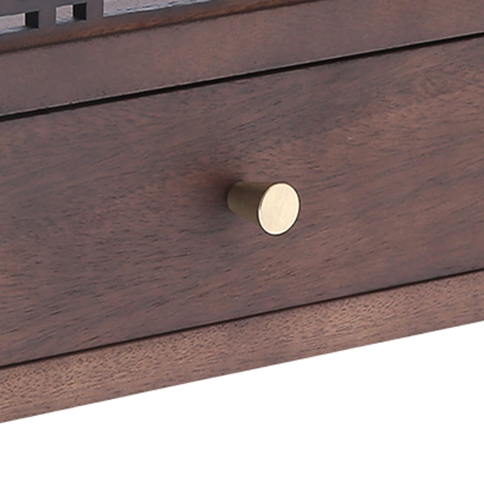 Alvinlite Wooden Tea Storage Box - Compact Organizer for Tea Cakes & Accessories - Perfect for Home & Office Use