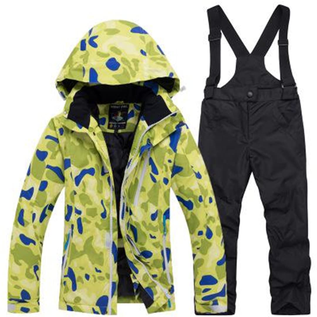 **Kids Waterproof Ski Snow Suit Set - Winter Jacket & Pants for Boys & Girls - Outdoor Sports Snowboarding & Sledding Outfit**    *(Perfect for Skiing, Snow Play, and Cold Weather Adventures!)*