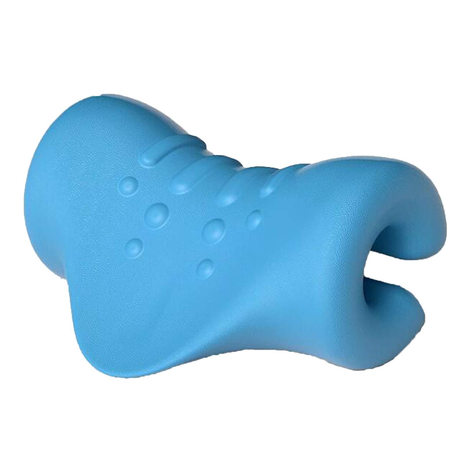 Memory Foam Travel Neck Pillow - Ergonomic Support for Office, Car & Airplane - 14x14 Inch Blue Small Chair Cushion - Perfect for Napping, Work & Home Comfort